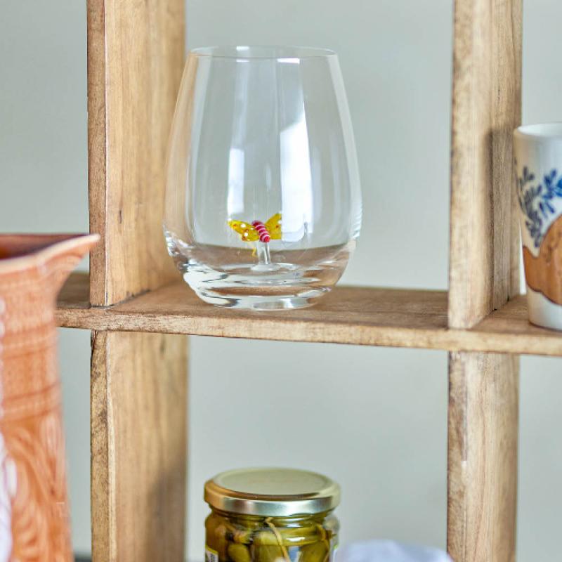 Misa drikkeglass 56 cl sommerfugl