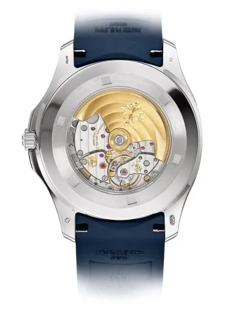 Patek Philippe Aquanaut Blue Dial   Strap White Gold 5168G-001