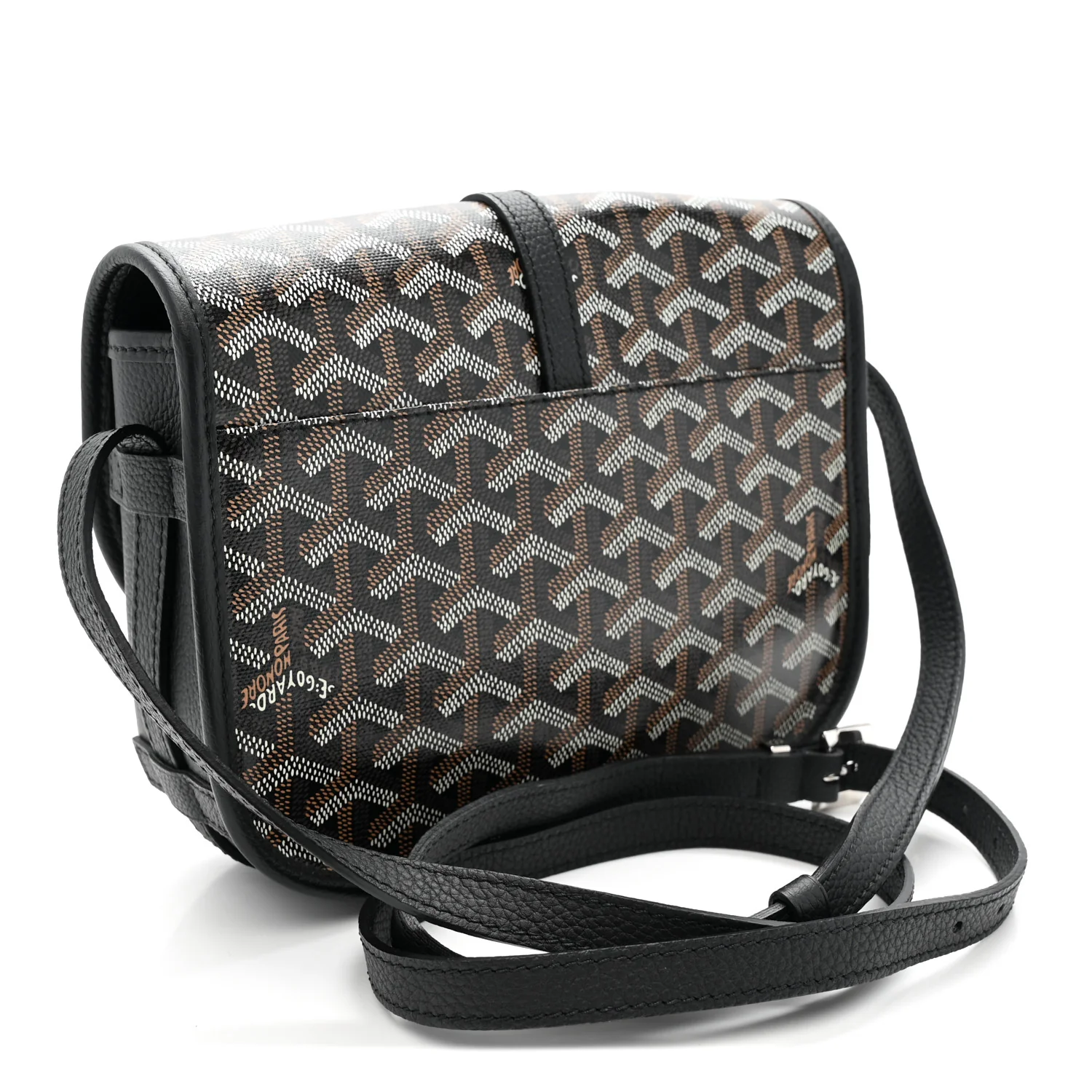 Goyardine Belvedere II PM Messenger Bag Black