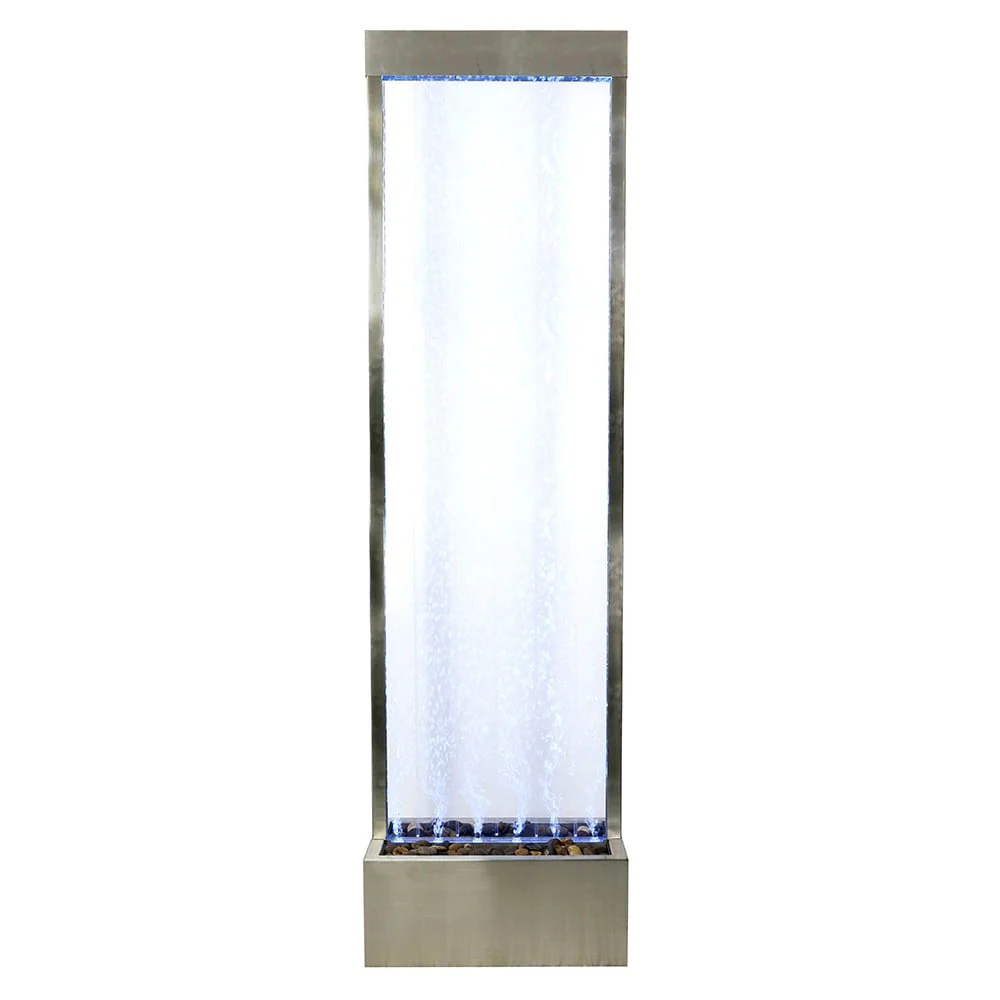 72'' Acrylic Bubble Fountain, Standing Bubble Panel, Color Lights/Remote Ctrl Image 7