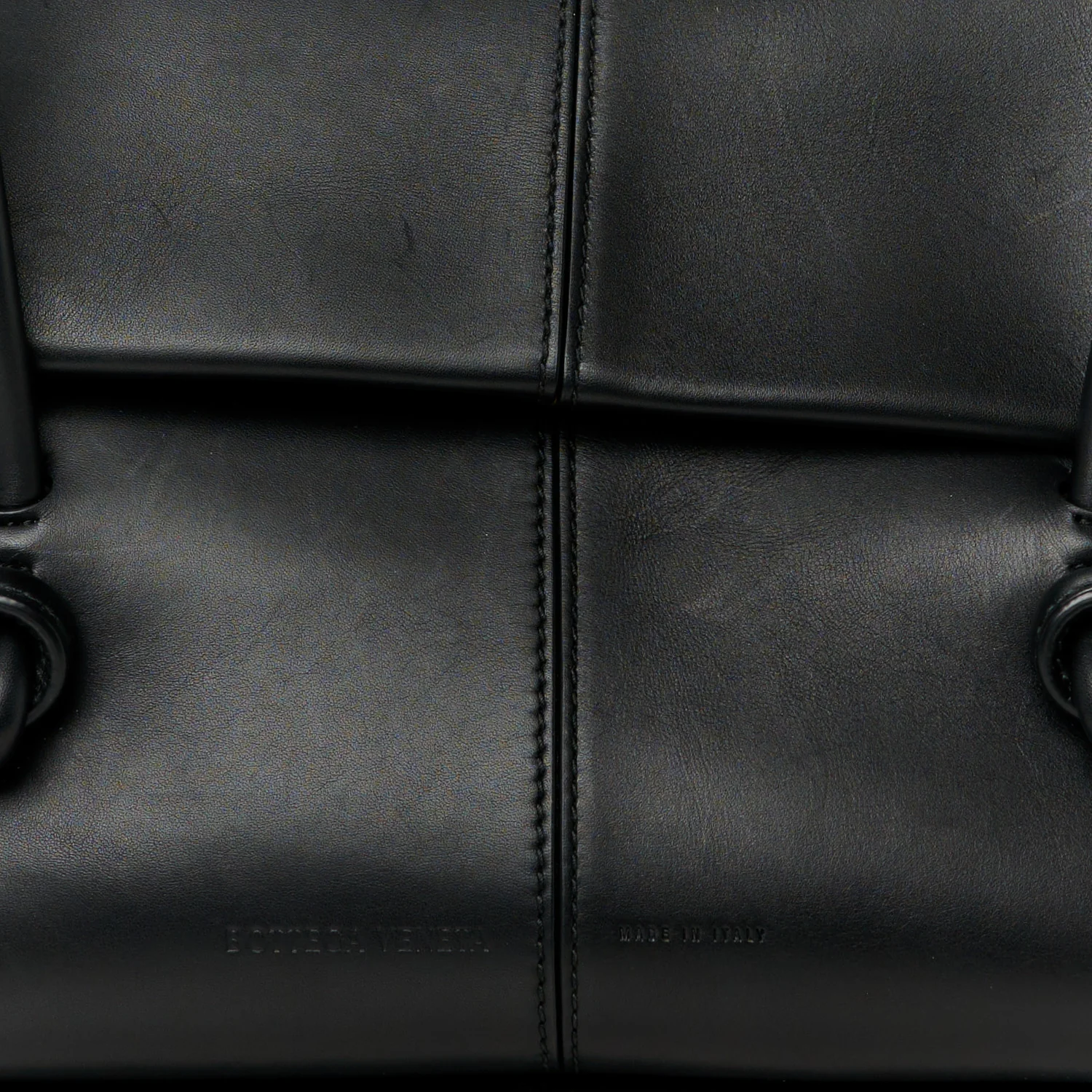 Calfskin Medium Falcon Shoulder Bag Black