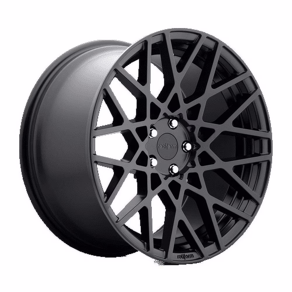 18x8.5 R112 BLQ Matte Black Wheels 5x4.5 (38mm)