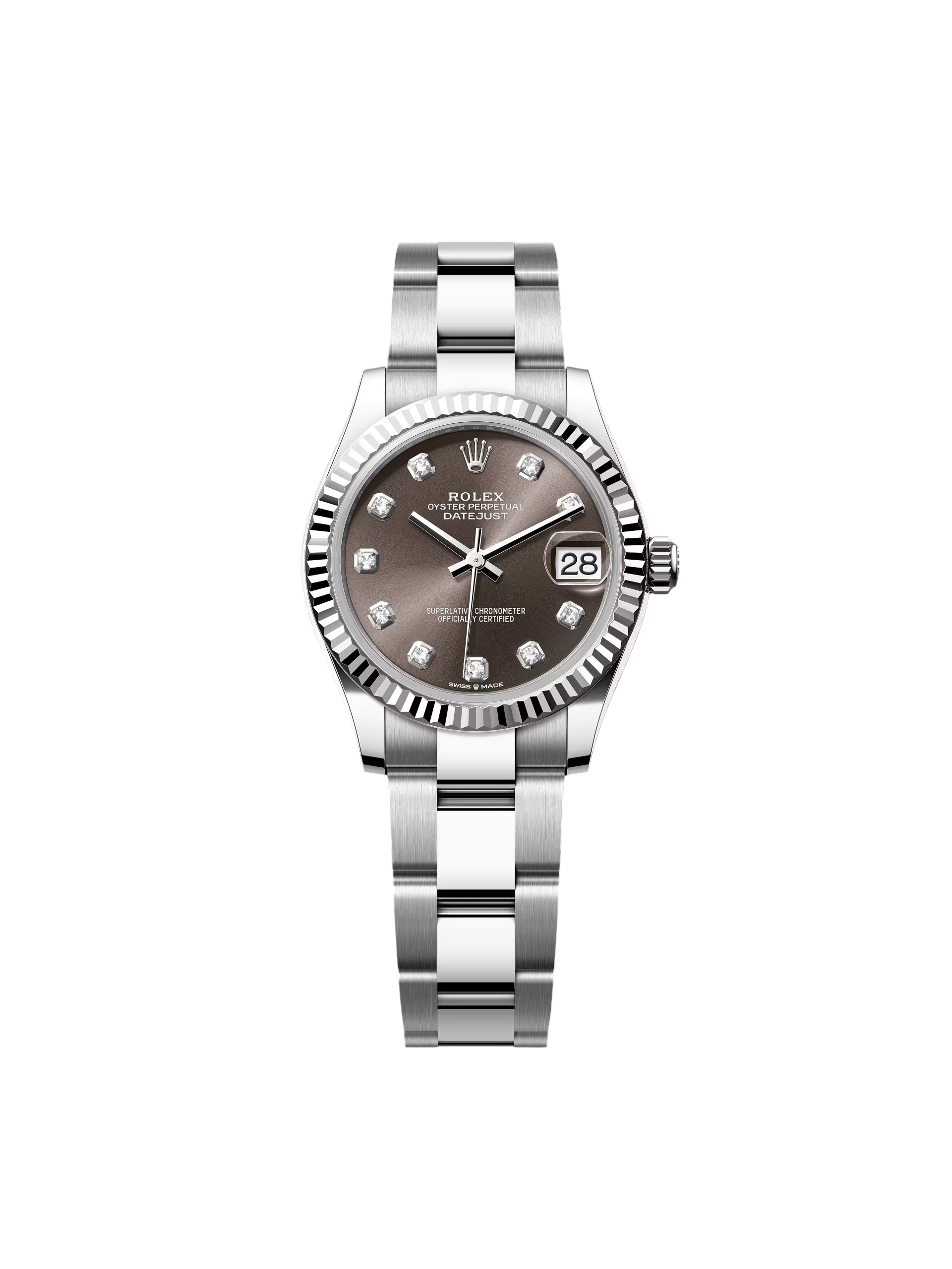 【Super Clone】RLX Datejust m278274-0007/0008 Dark Grey 31mm Dial Oyster Watch