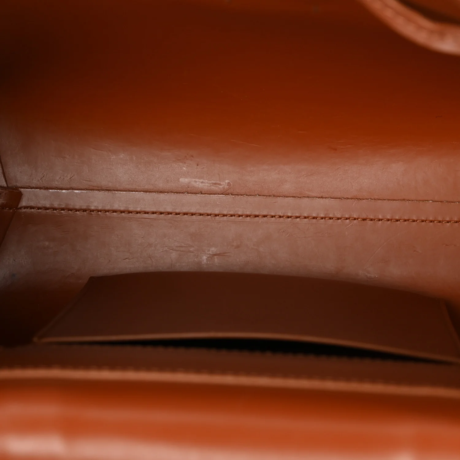 Calfskin Soft Lady Bag Biscotti