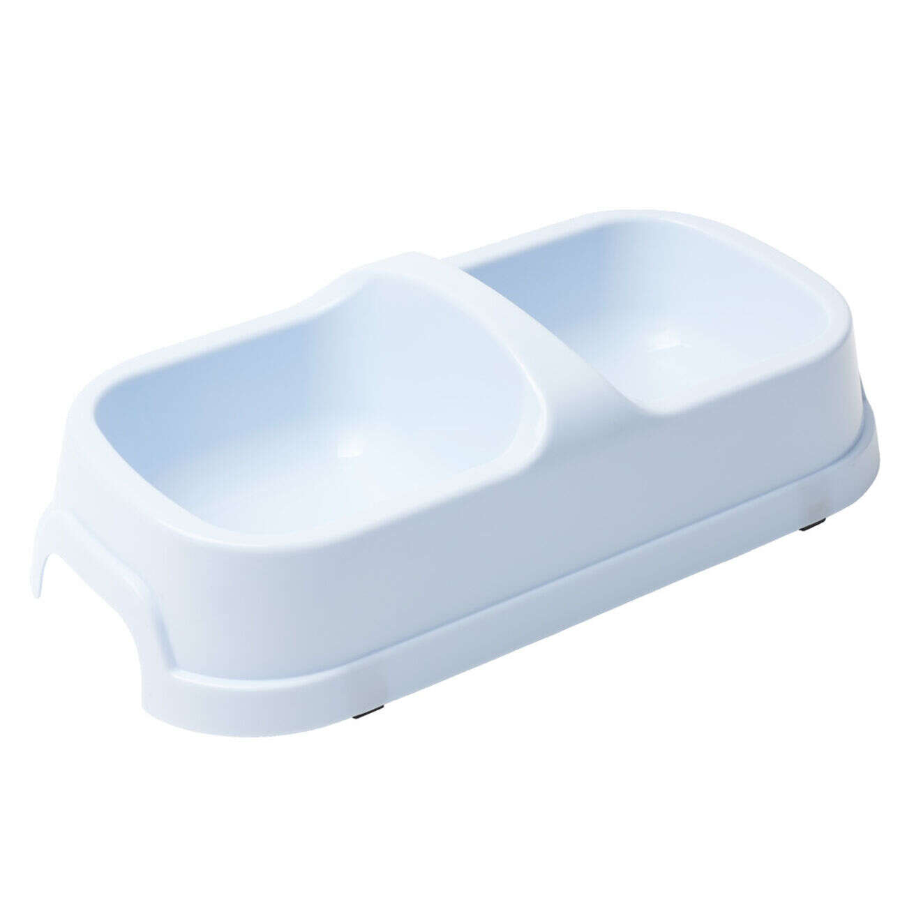 Gamelle pour chien ou chat en plastique 14,5x29xH8cm (2 modèles)