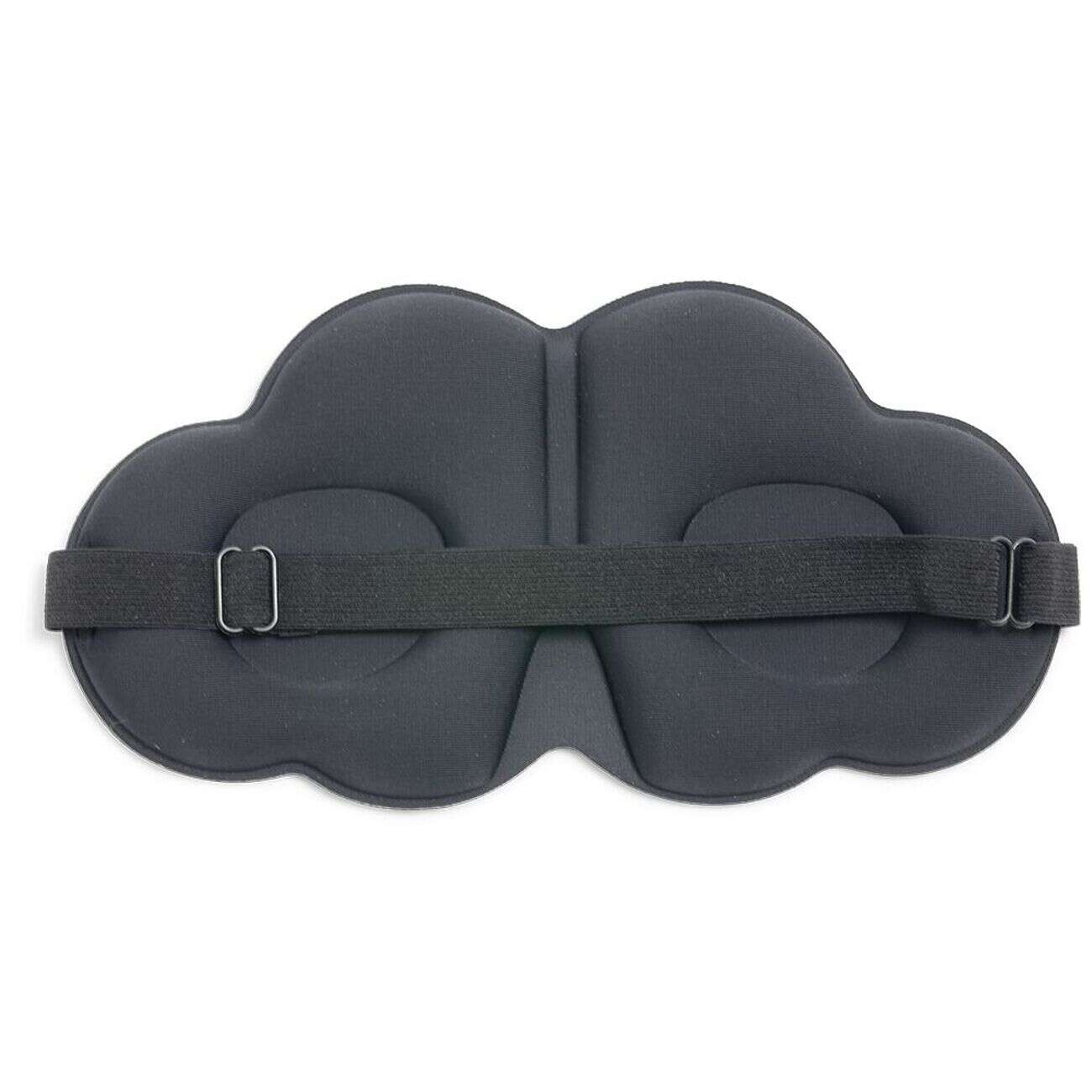 Masque yeux forme nuage polyester noir