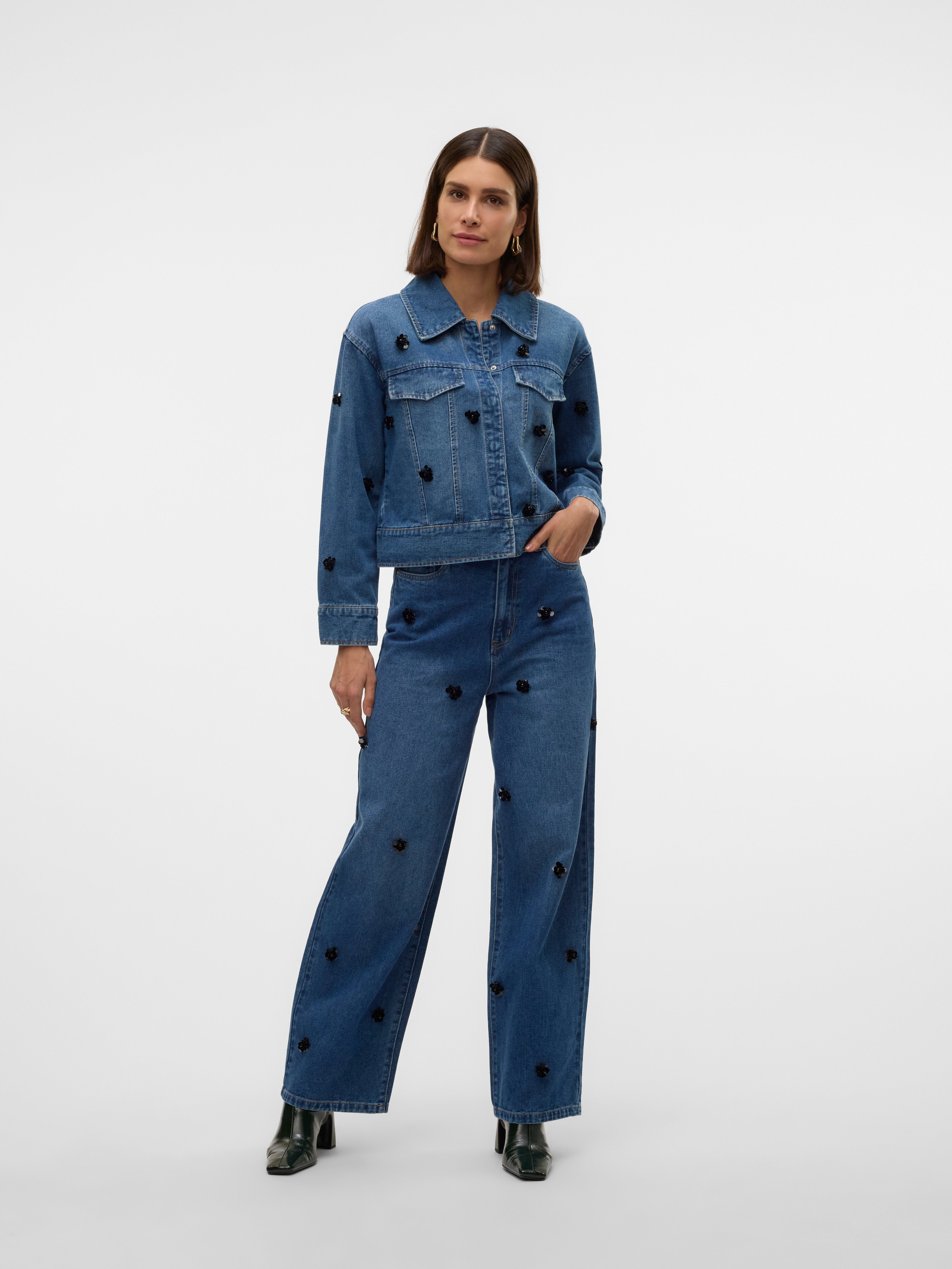 VERO MODA® VMTAYLOR Mid rise Baggy Fit Jeans