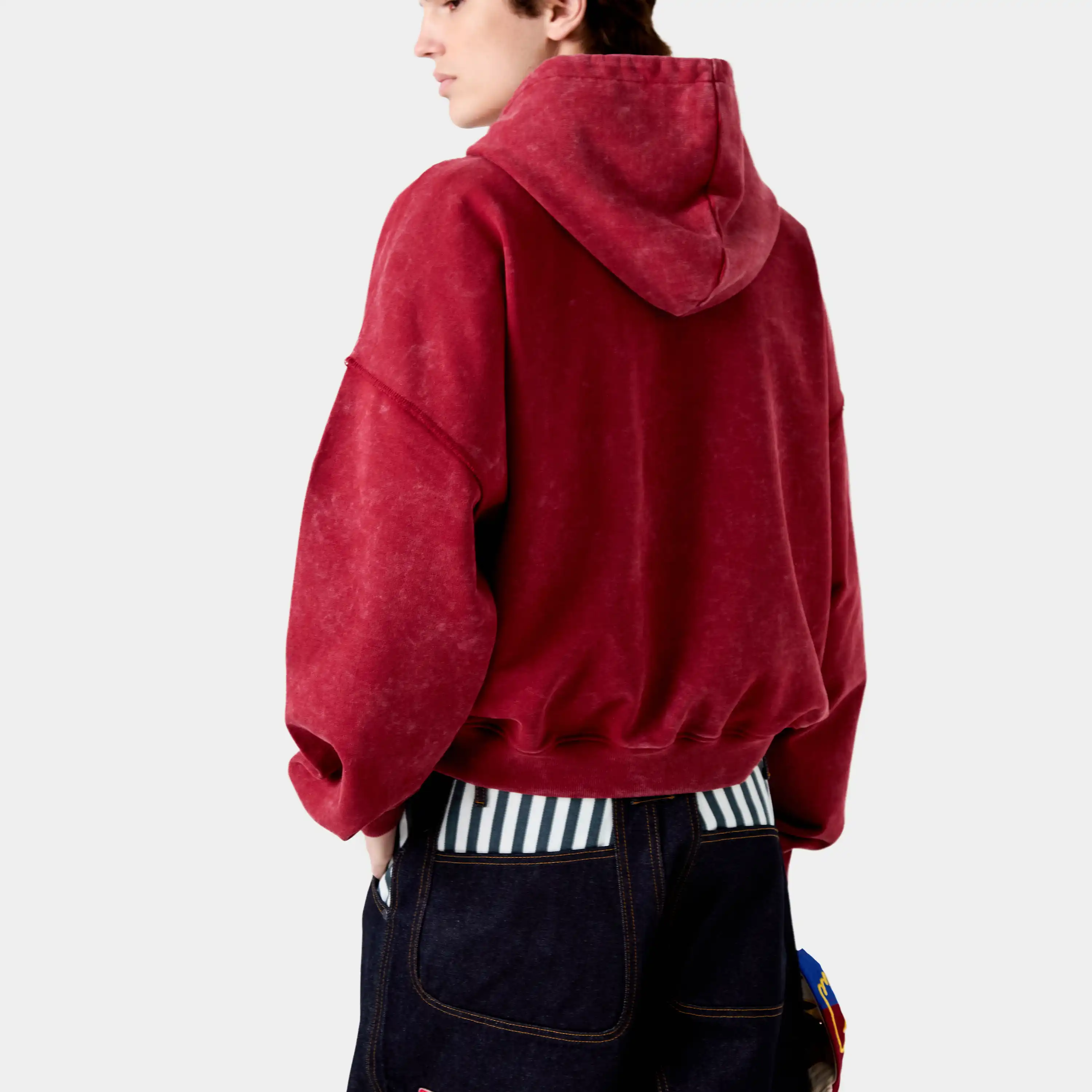 Min Pomegranate Oversized Hoodie