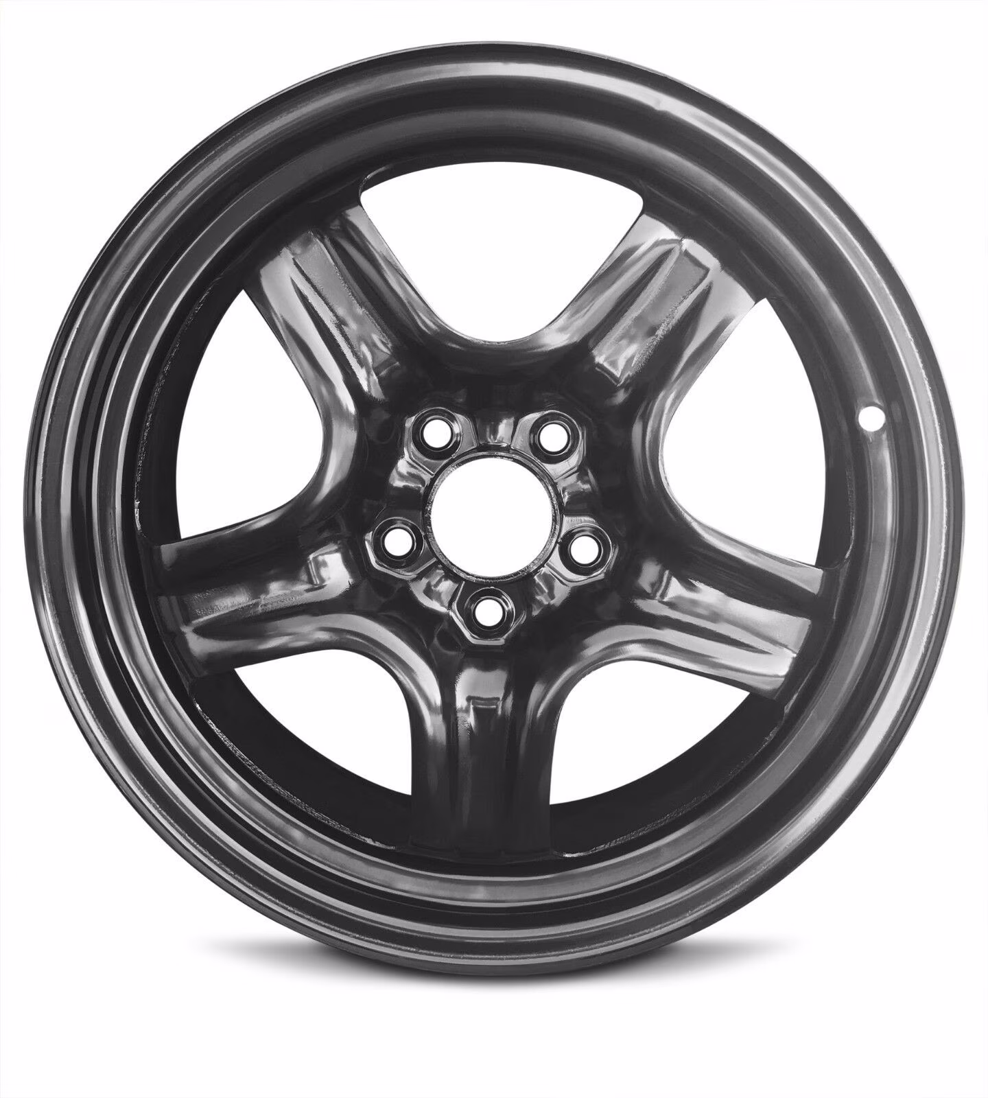 Wheel Rim for 2007 2010 Saturn Aura 17 in Black Steel Rim Direct Fit