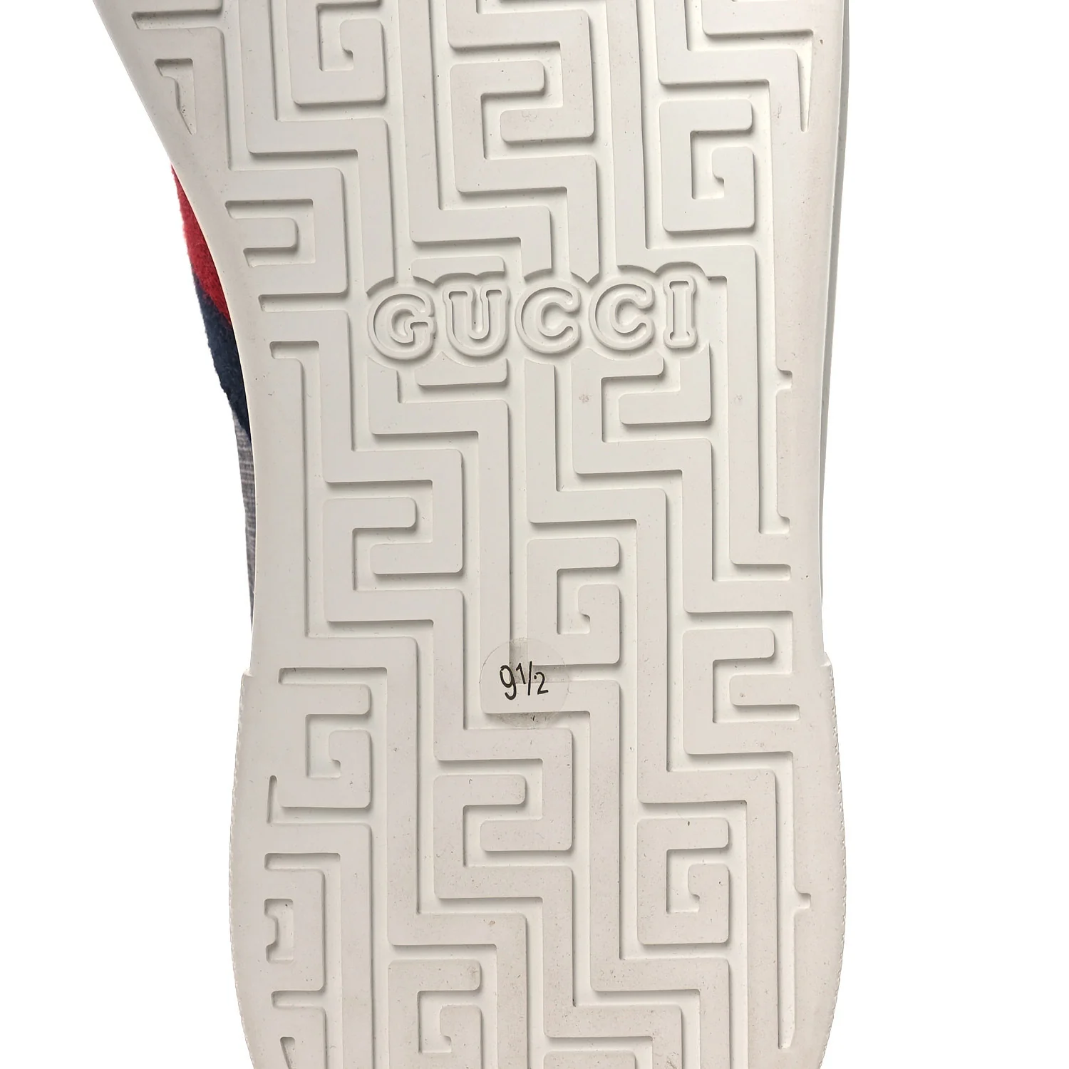 GG Supreme Monogram Web Mens New Ace Sneakers 9.5 Dark Blue