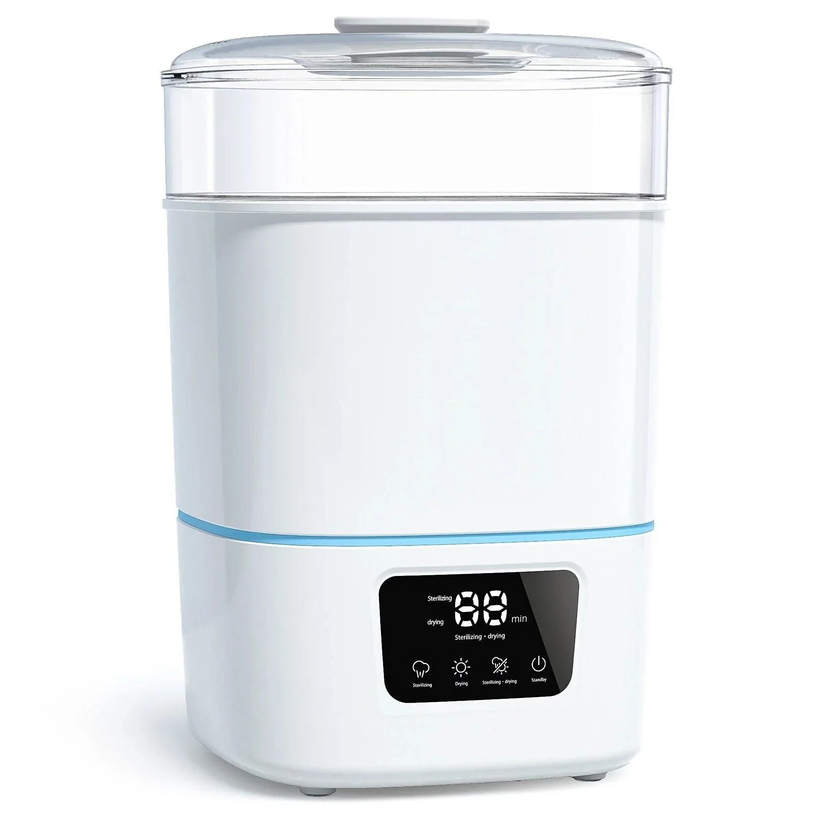 Luxury 3-IN-1 Baby Bottle Steam Sterilizer and Dryer with Lcd Screen