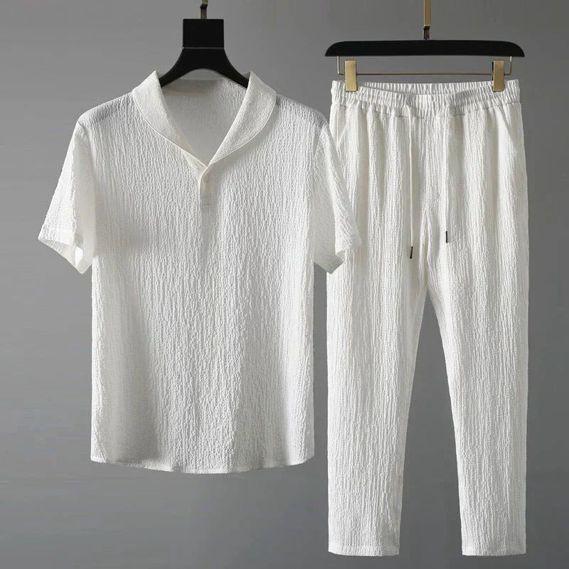 Luca - T-shirt à manches courtes avec pantalon à taille élastique