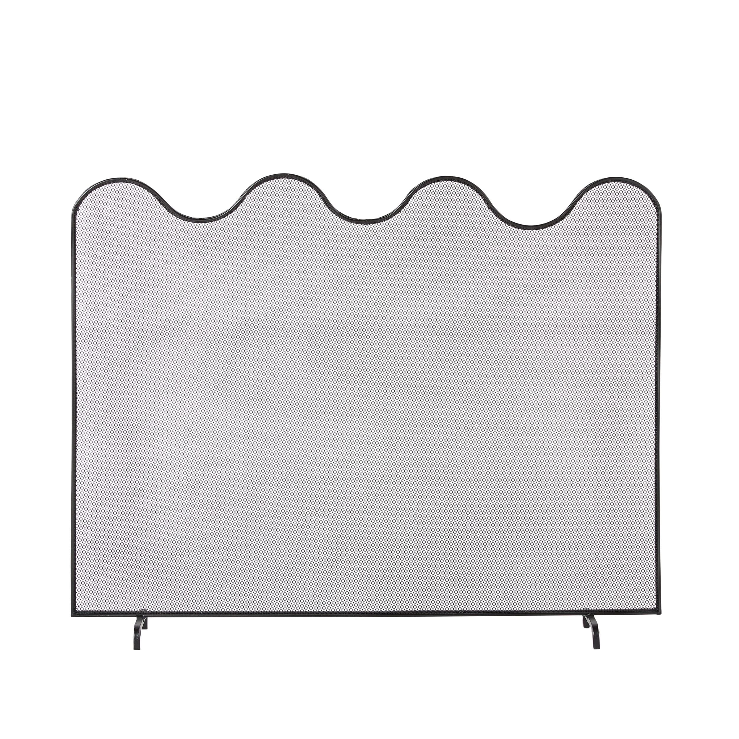 Flo Fire Screen Black
