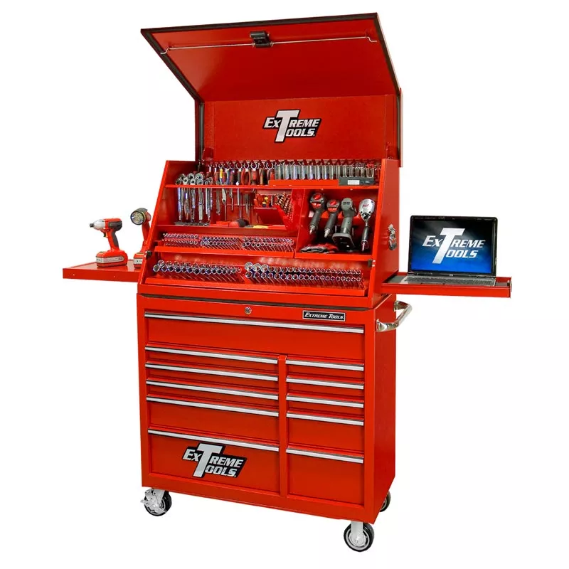 Ensemble poste de travail portable et armoire à roulettes Extreme Tools Deluxe 41