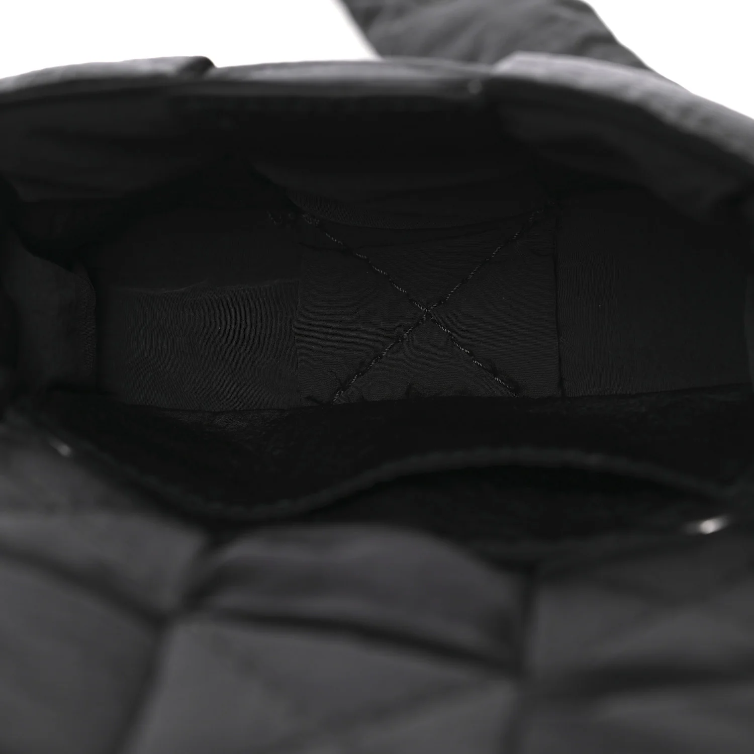 Nylon Intrecciato Padded Tech Candy Cassette Bag Black