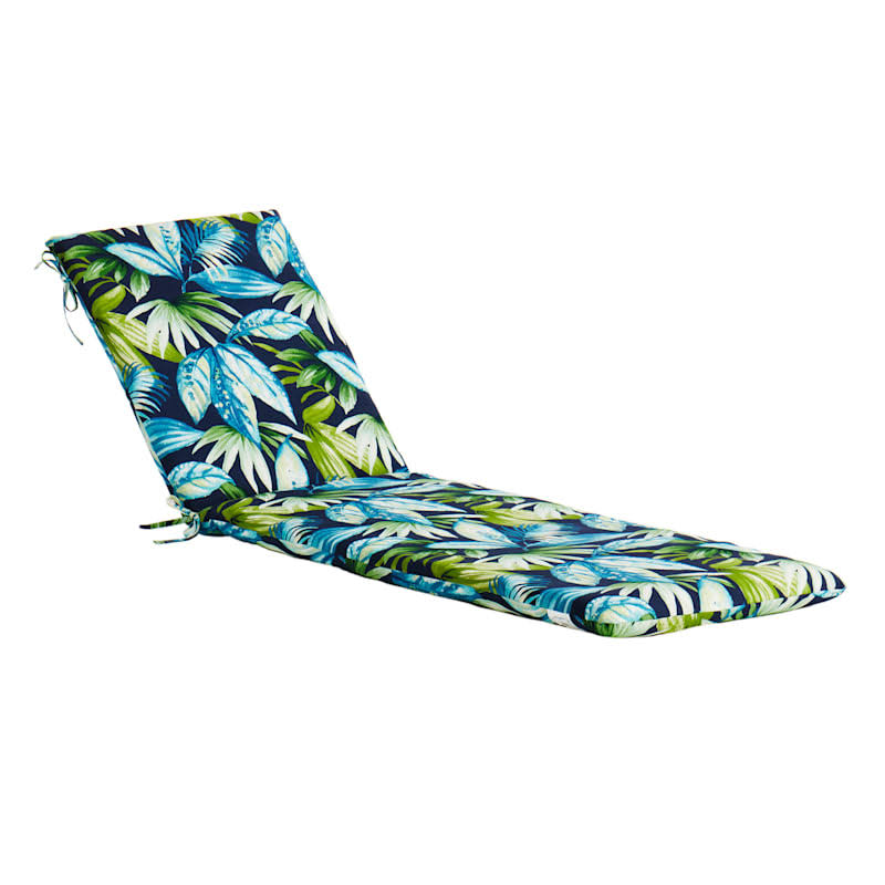 at Home Seneca Navy Blue Basic Outdoor Chaise Lounge Cushion