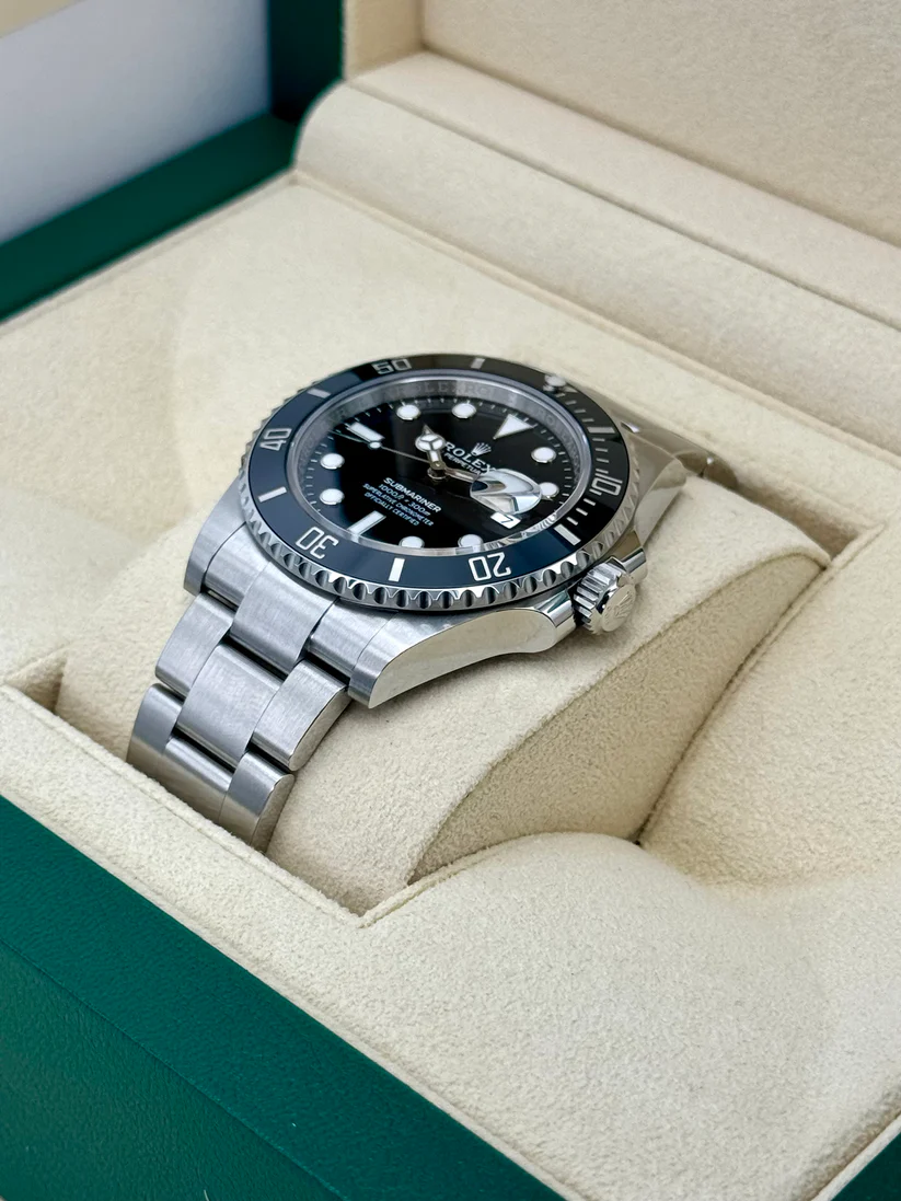 [Super Clone]Rolex Submariner 41mm Date Stainless Steel Black Dial Black Bezel - 126610LN