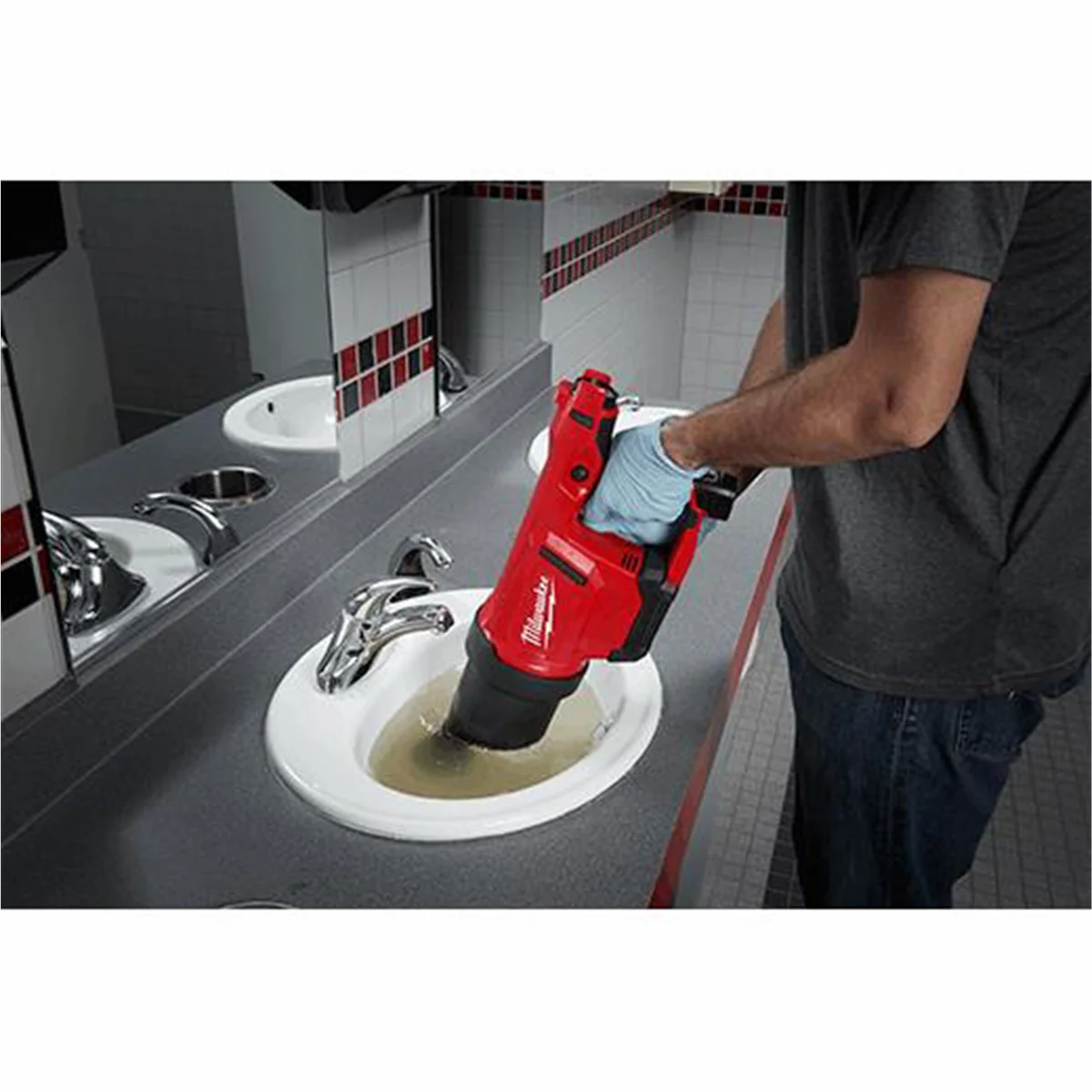 Milwaukee Tool M12 AIRSNAKE Drain Cleaning Air Gun Kit
