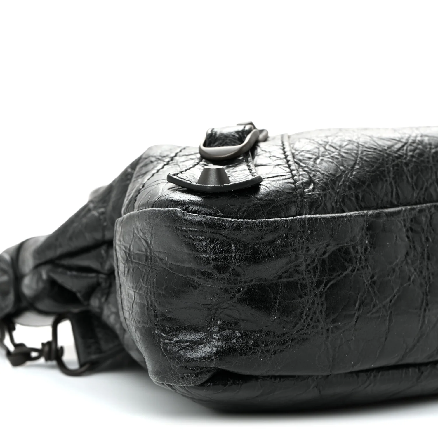 Agneau Arena Classic Hardware Le City First Bag Black