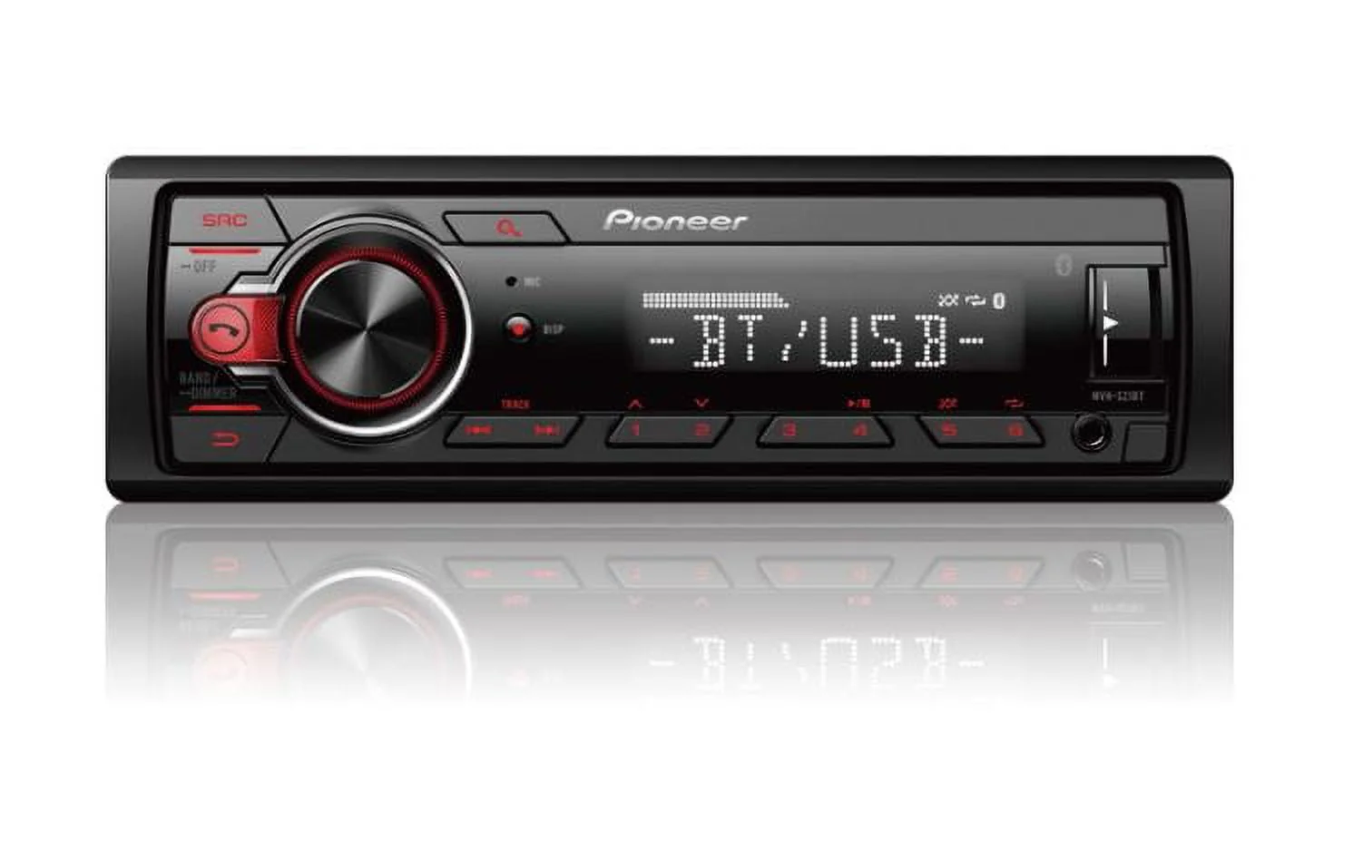 Pioneer MVH-S21BT Digital Media Receiver, Single DIN, In-Dash
