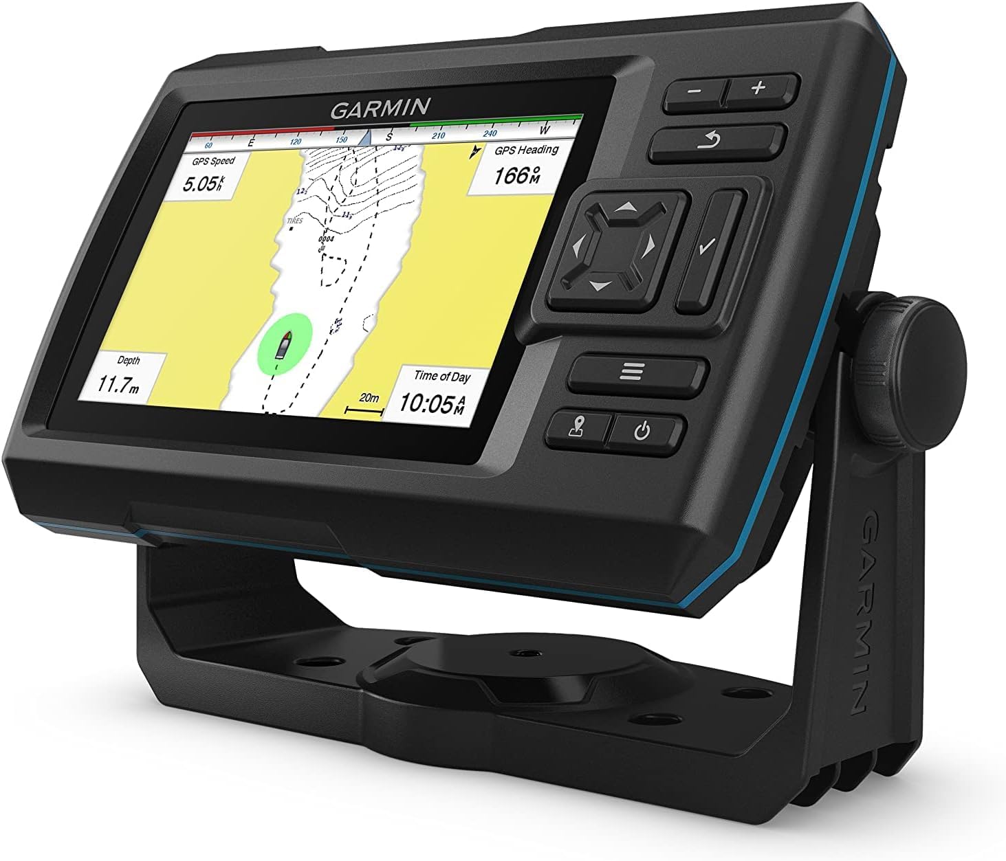 Garmin Striker Vivid 5cv  Easy-to-Use 5-inch Color Fishfinder and Sonar Transducer  Vivid Scanning Sonar Color Palettes (010-02551-00) (Renewed)