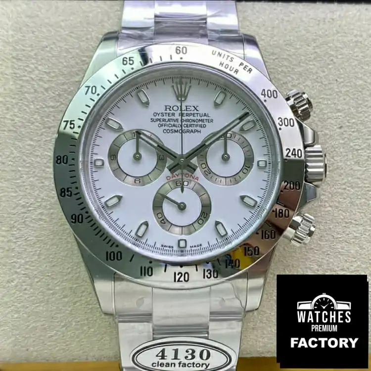 Rolex Cosmograph Daytona 116520LN Clean Factory Stainless Steel Strap