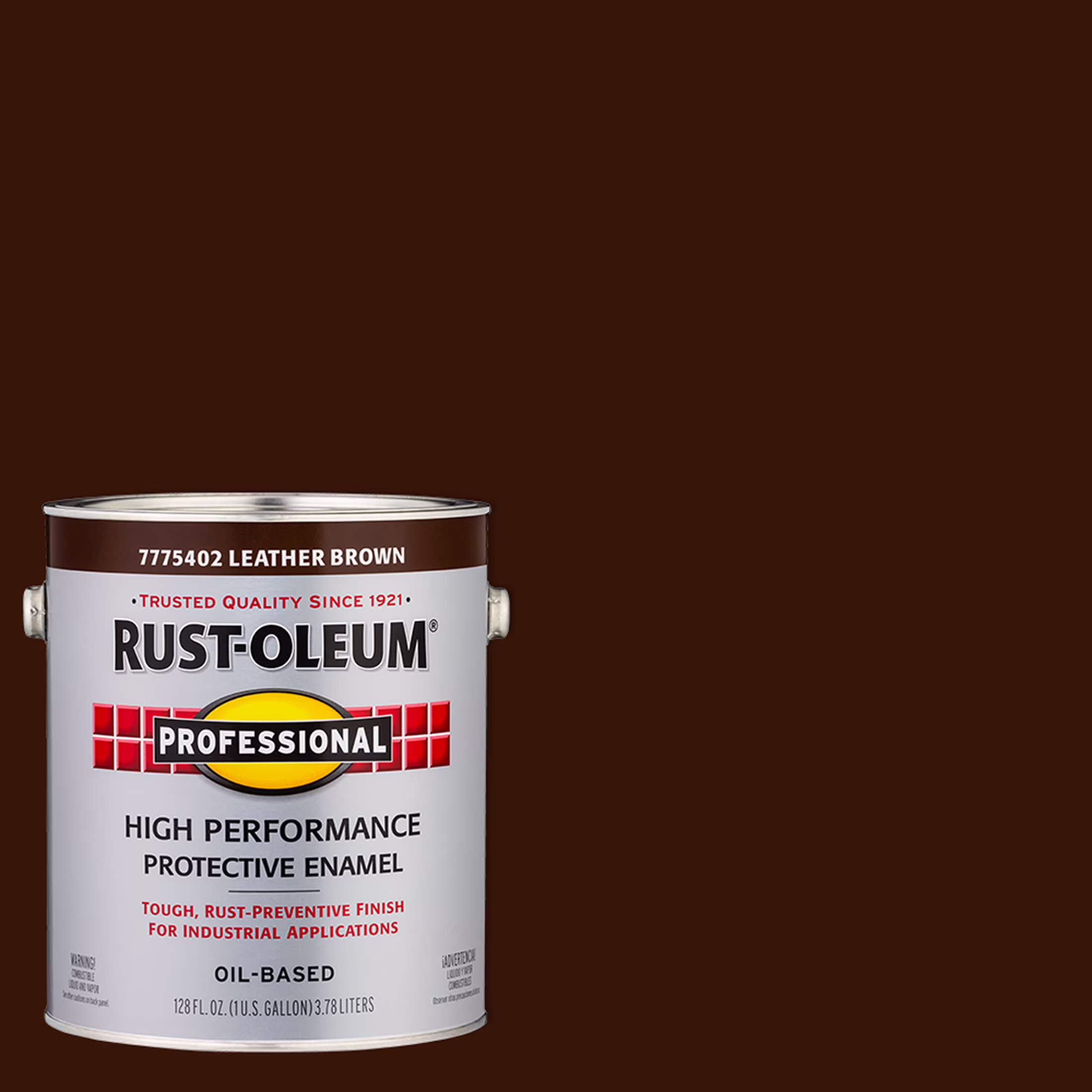2 Pack, Leather Brown, Professional High Performance Gloss Protective Enamel Paint- Gallon
