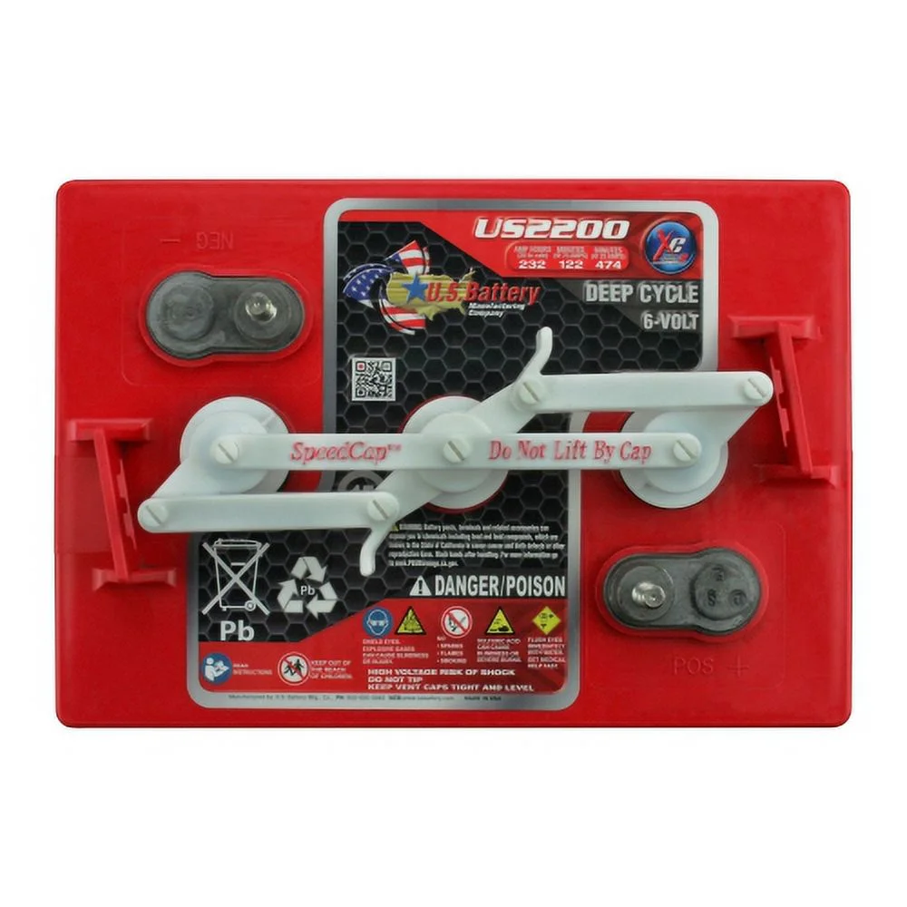 US2200XC Replaces T - 105 6V Volt Deep Cycle Golf Cart, Solar, Marine, RV and Industrial Use Batteries - 6 Pack