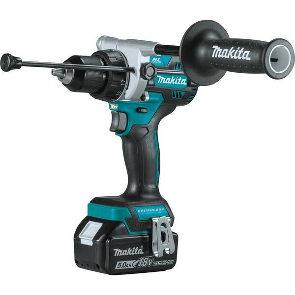 18V LXT Lithium Ion Brushless Cordless Combo Kit (Hammer Drill/ Impact Driver/ Circular Saw/ Flashlight) 5 0Ah Image 7