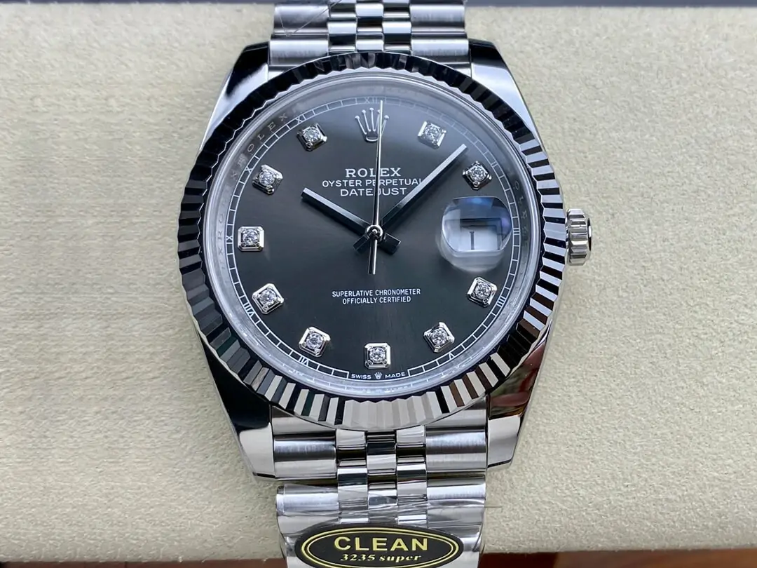 Rolex Datejust M126334-0006 Clean Factory Gray Steel Case