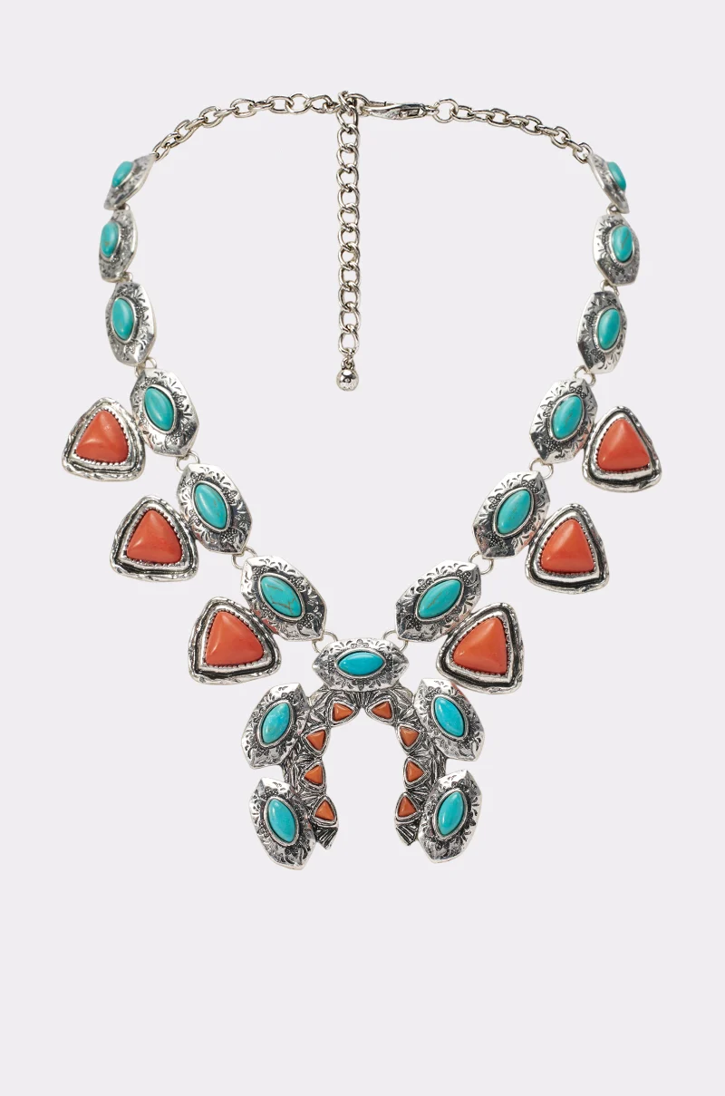 WAY OUT WEST TURQUOISE NECKLACE - Akira Store