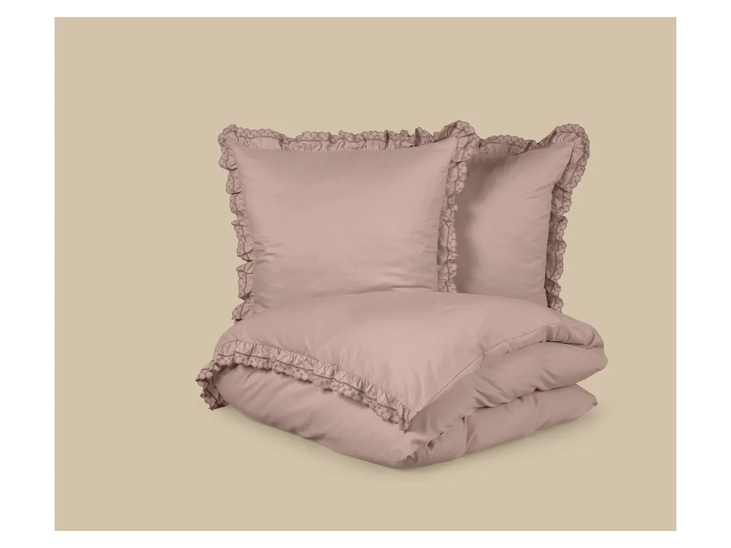 LIVARNO Parure de lit en satin de microfibre, 260 x 240 cm