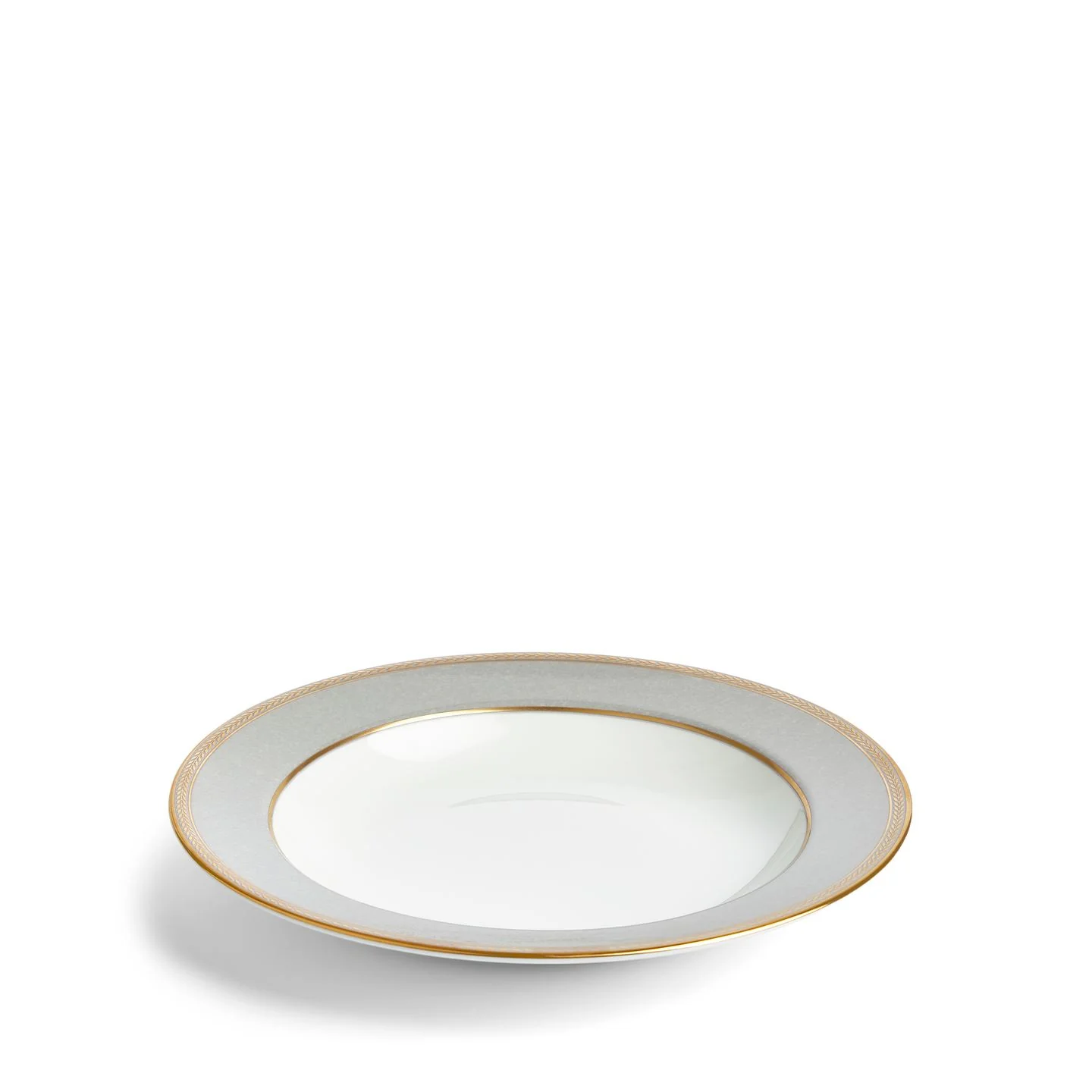 Renaissance Grey Rim Soup Bowl