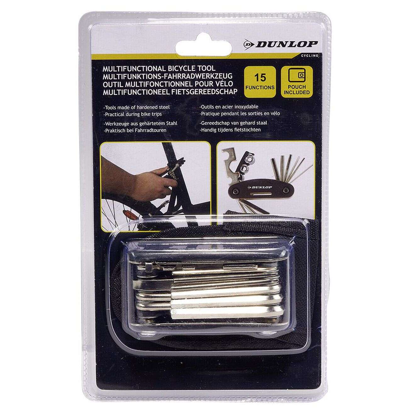 Outil multifonction Dunlop 15en1 pour vélo