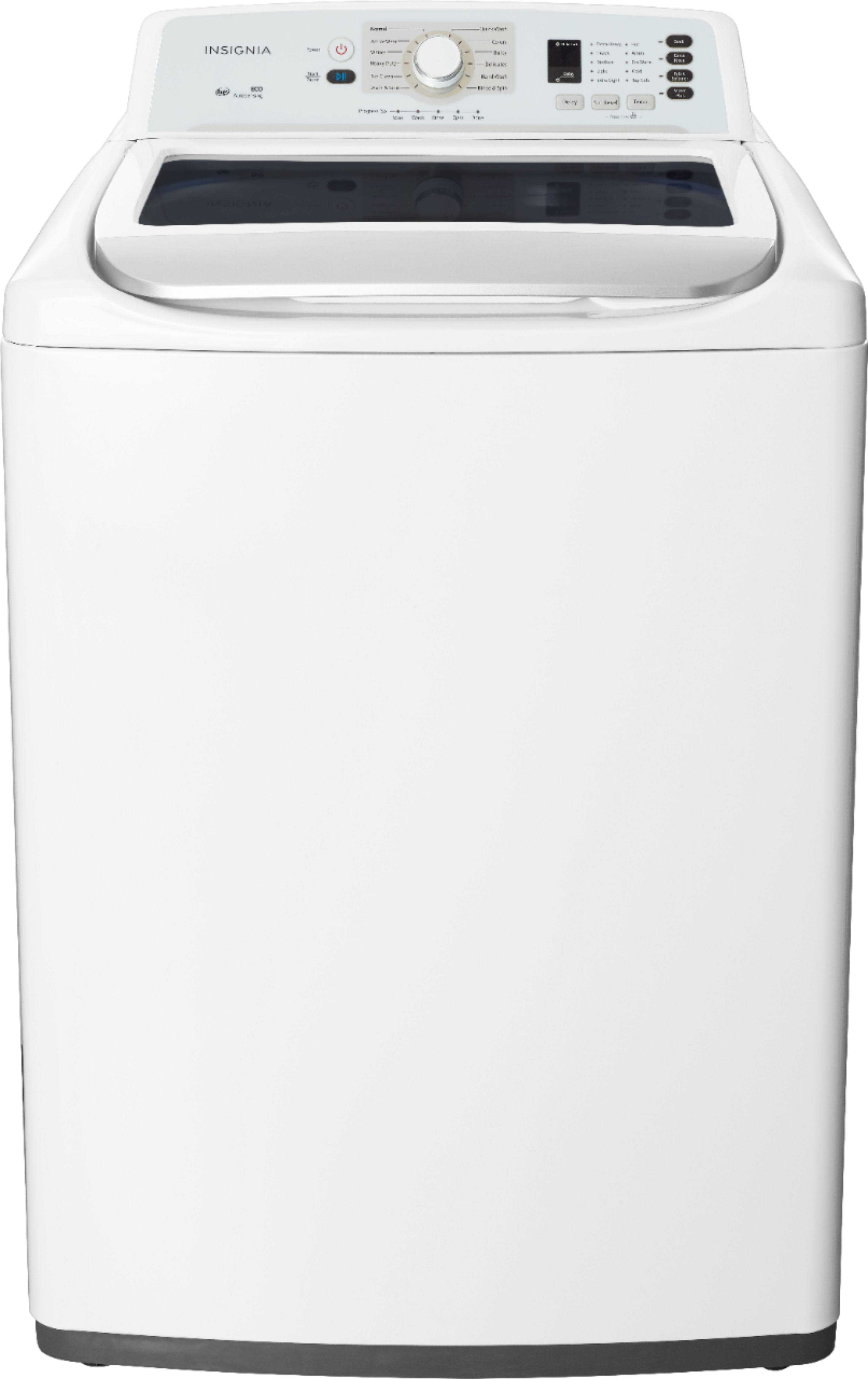 Insignia 4.1 Cu. ft. High Efficiency Top Load Washer White NS-TWM41WH8