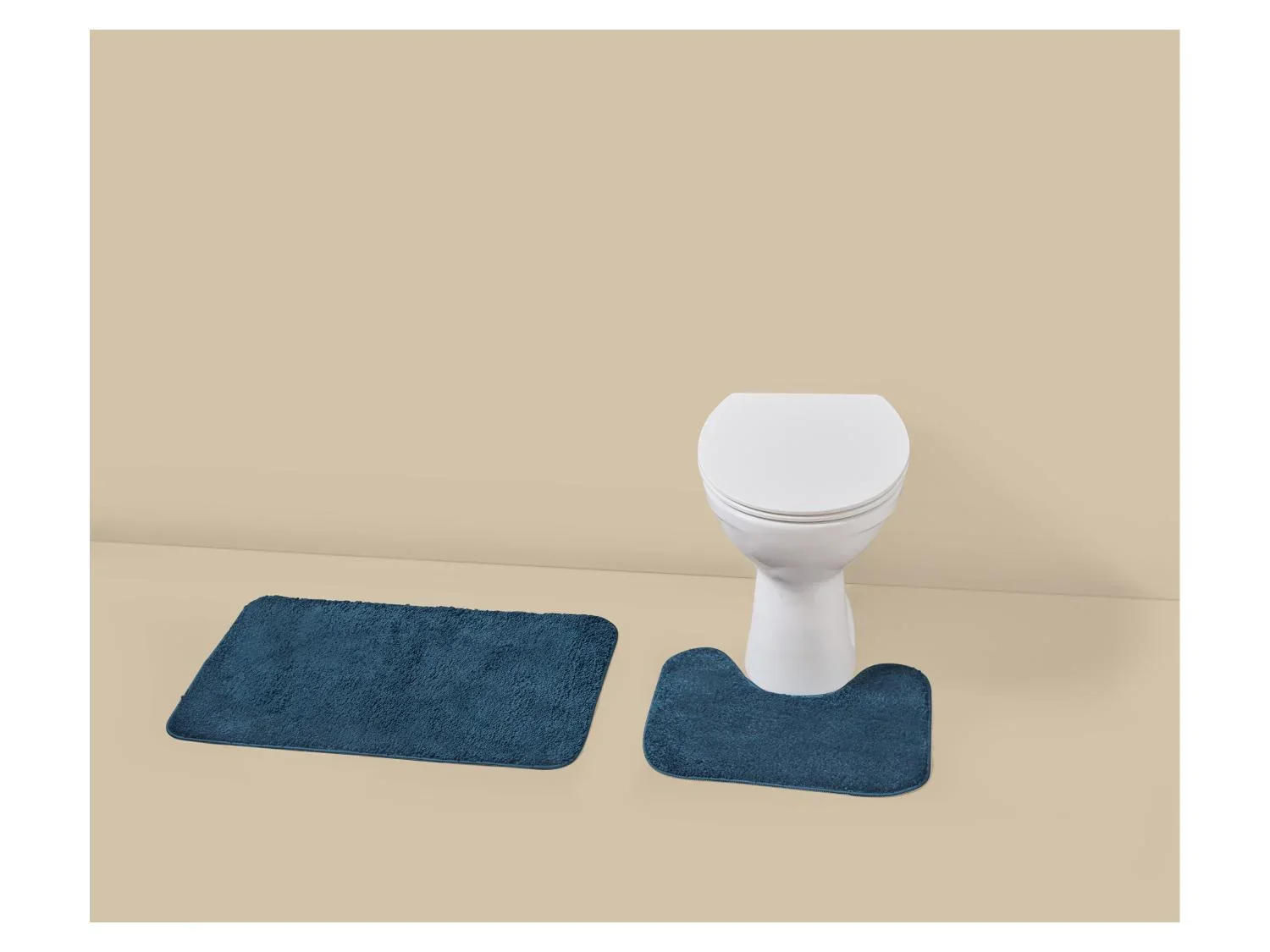LIVARNO Set de 2 tapis WC et salle de bains
