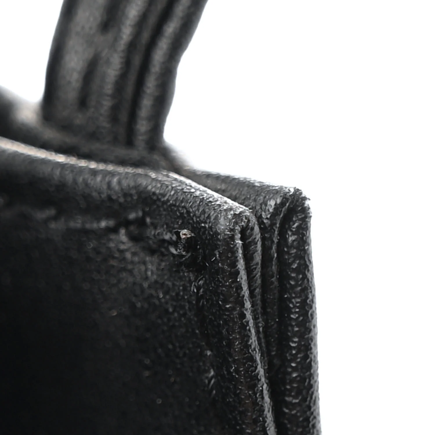 Vegan Leather Small Shopping Bag Black