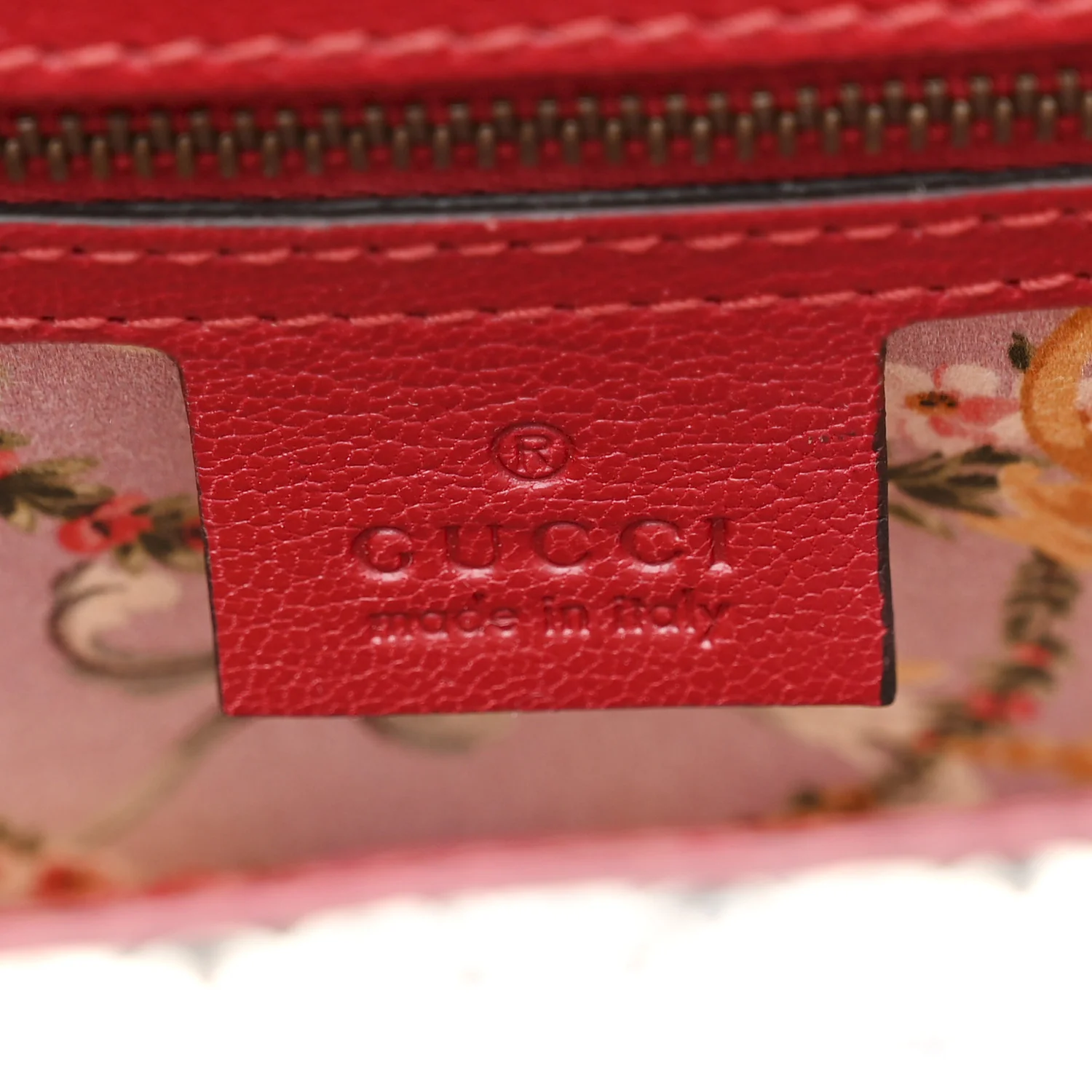 Calfskin Snakeskin Studded Small Ottilia Top Handle Bag Hibiscus Red