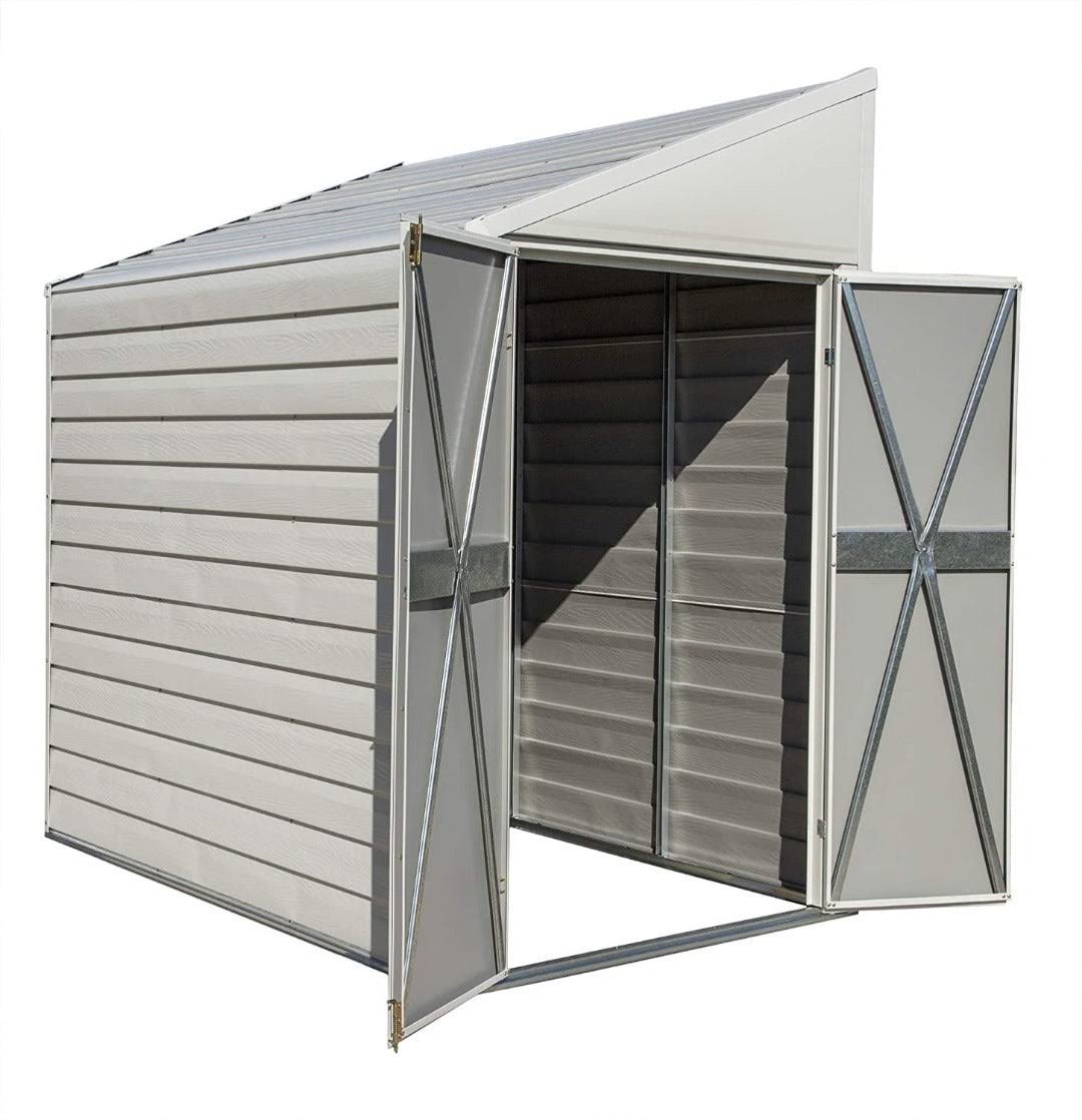 Arrow 4-ft x 7-ft Yardsaver Galvanized Steel Storage Shed