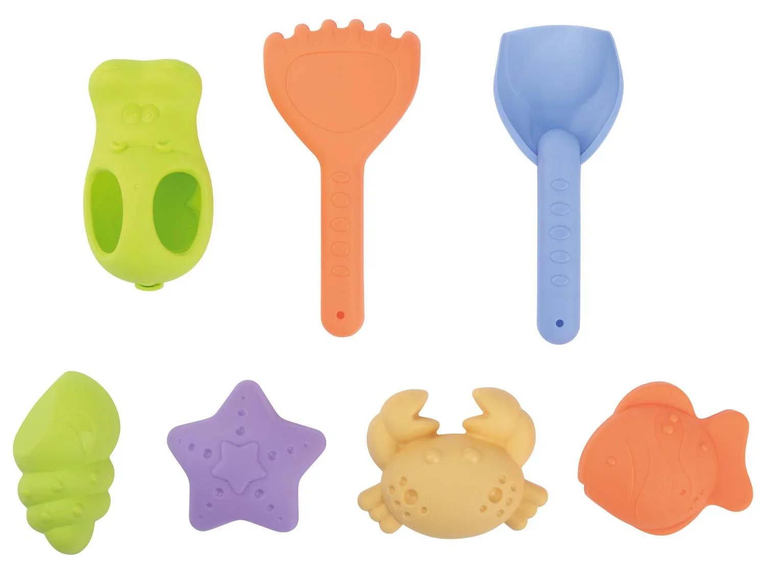 lupilu Valise  roulettes avec jouets de plage
