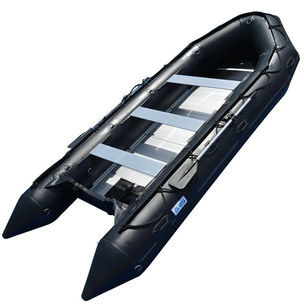 BRIS 15.4ft Inflatable Boat Inflatable Rescue Dive Boat Dinghy Raft Pontoon Boat