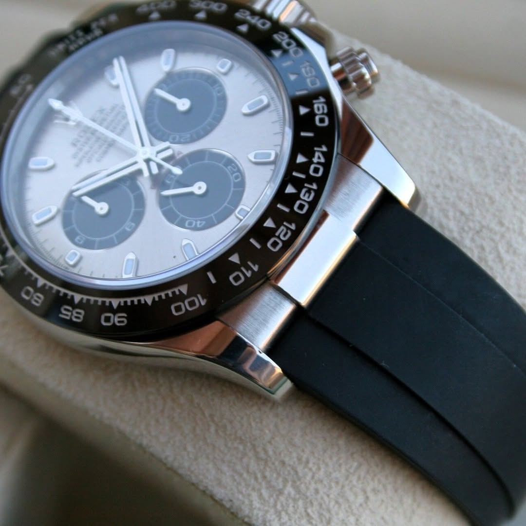 [Super Clone]Rolex Daytona 40mm WhiteGold silver Ghost Dial m126519ln-0006