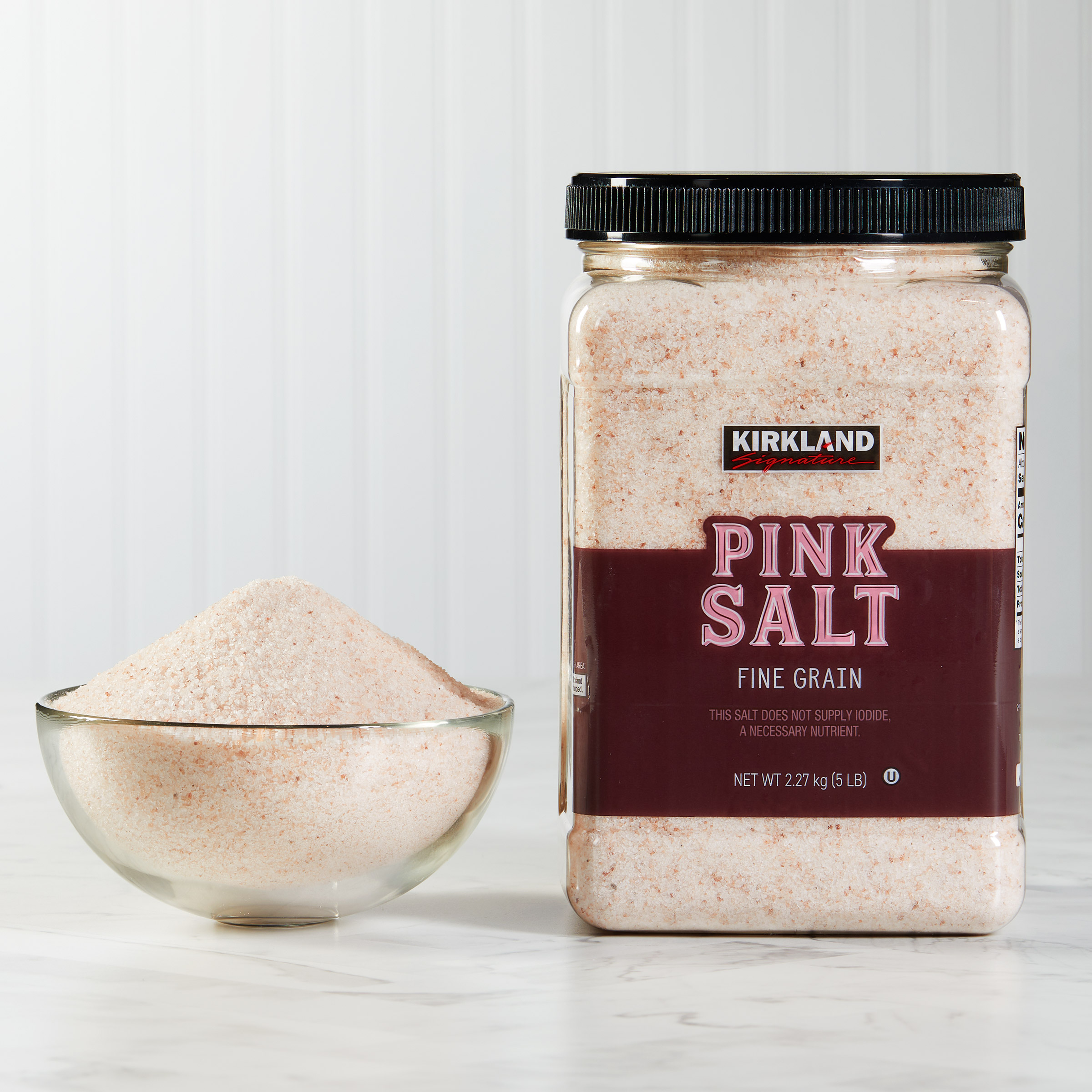 Kirkland Signature, Pink Salt, Fine Grain, 5 lb