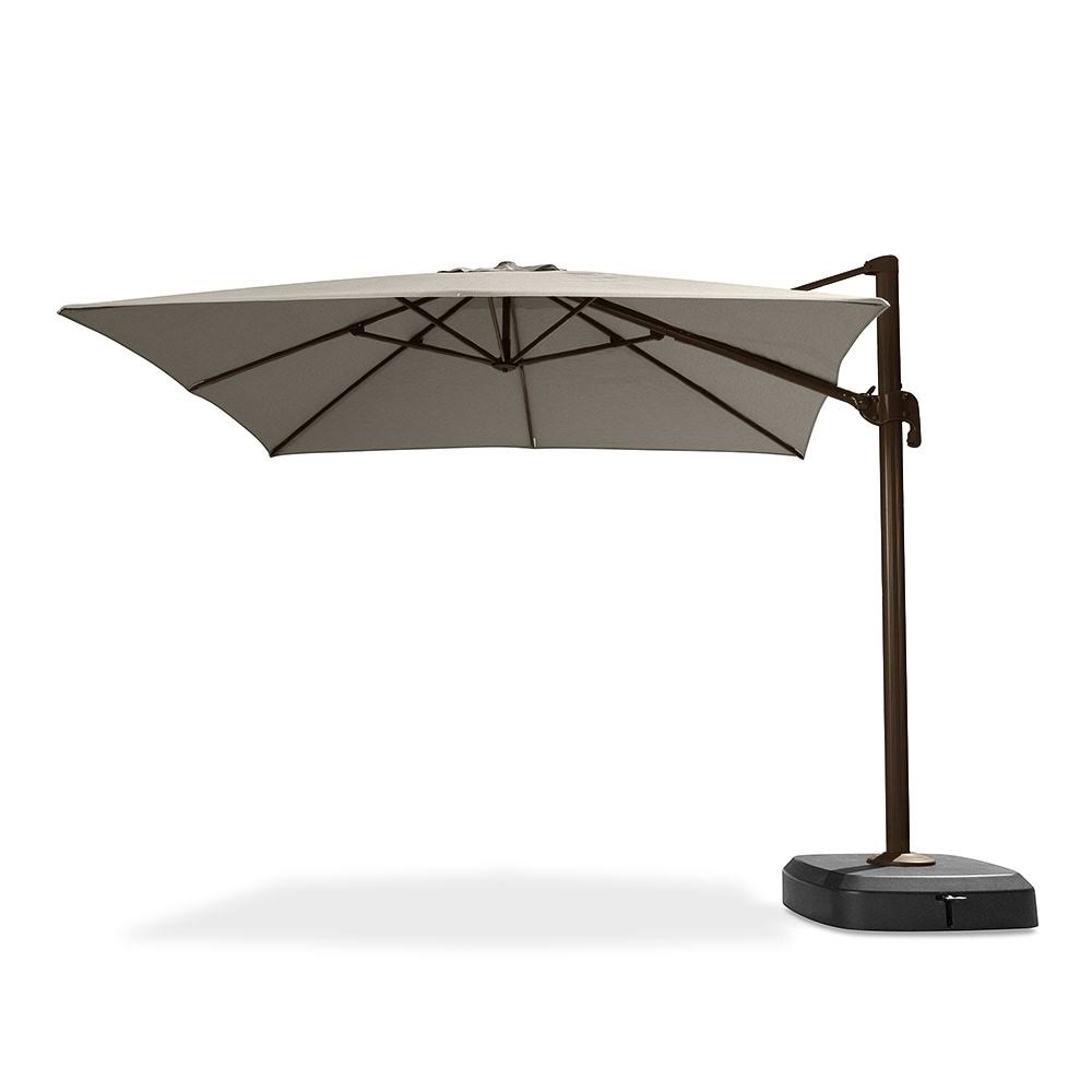RST Brands Portofino 10' Outdoor Resort Umbrella in Espresso Taupe
