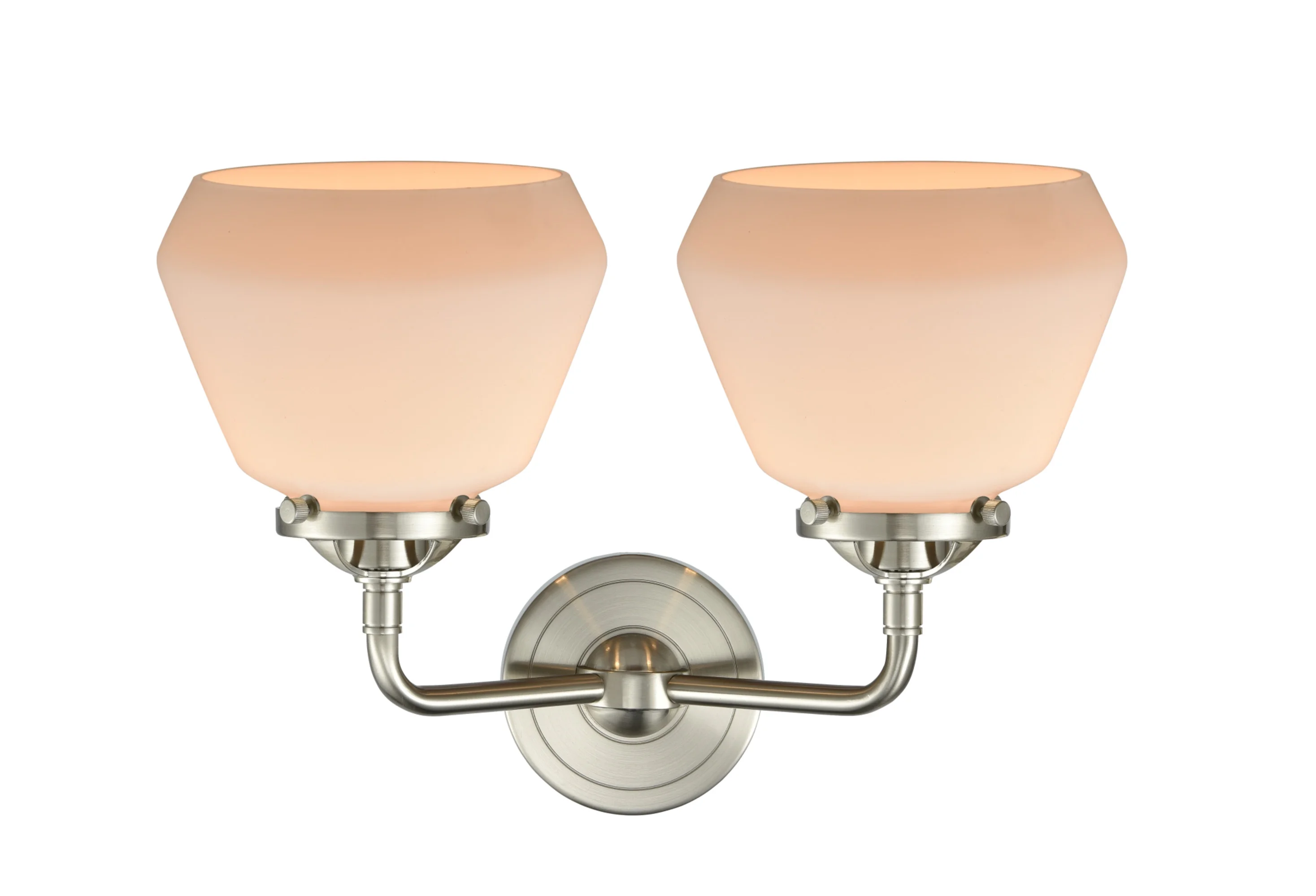 Innovations Lighting 284-2W Fulton Fulton 2 Light 15" Wide Bathroom Vanity Light - Black(Black Antique Brass / Smoked)