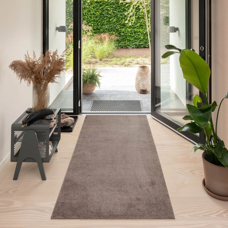 Unicolor gulvmatte 200x90 cm sand/beige