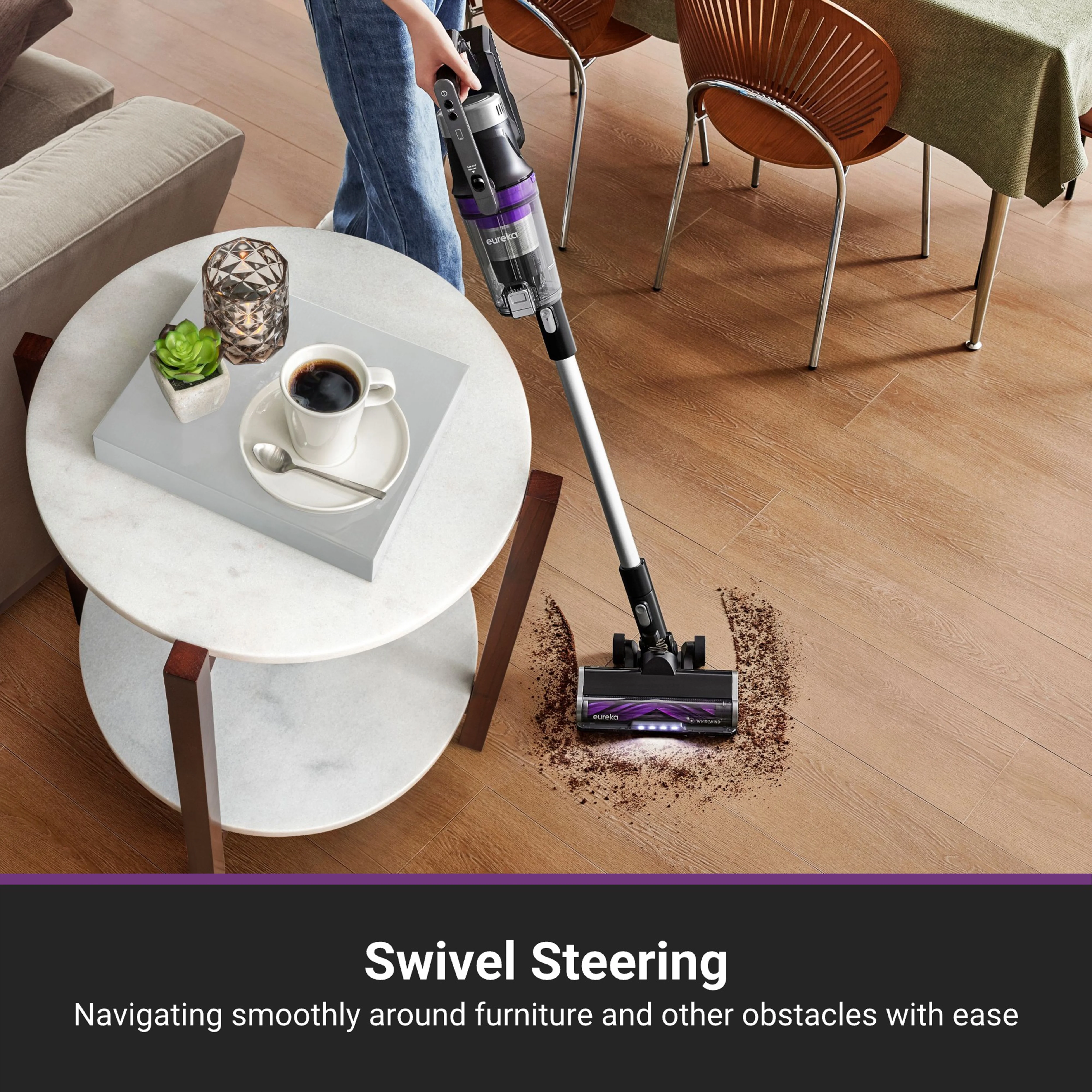 Stylus Elite Anti-Tangle Cordless Stick Vacuum Cleaner, 60 Minute Runtime, Auto-Empty Dust Station, Pet Hair, Multi-Surface, NEC490SE - Image 6