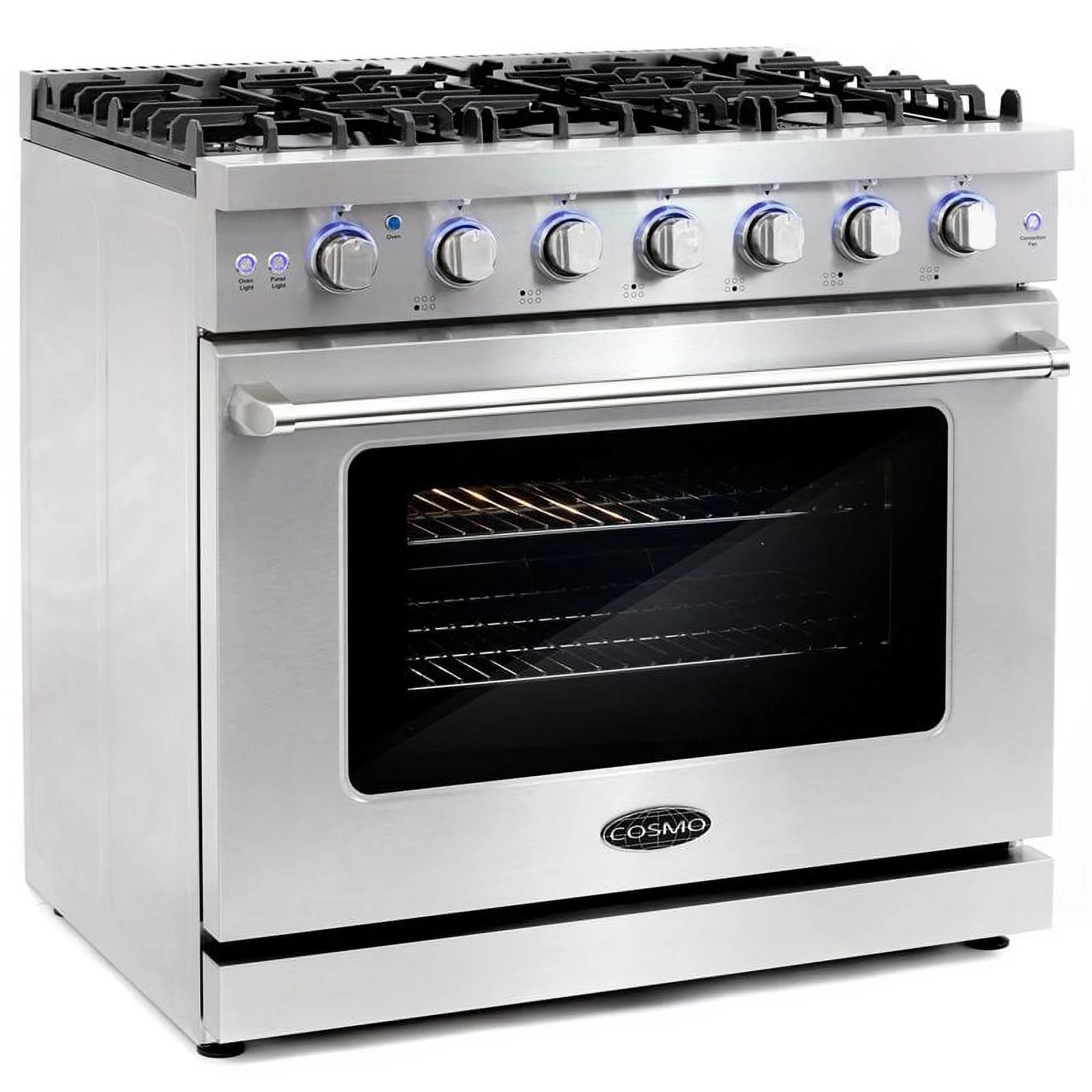 36 Inch 6 Cubic Foot Gas Range Convection Oven with 6 Italian Burners(with out Range Hood) - Image 2