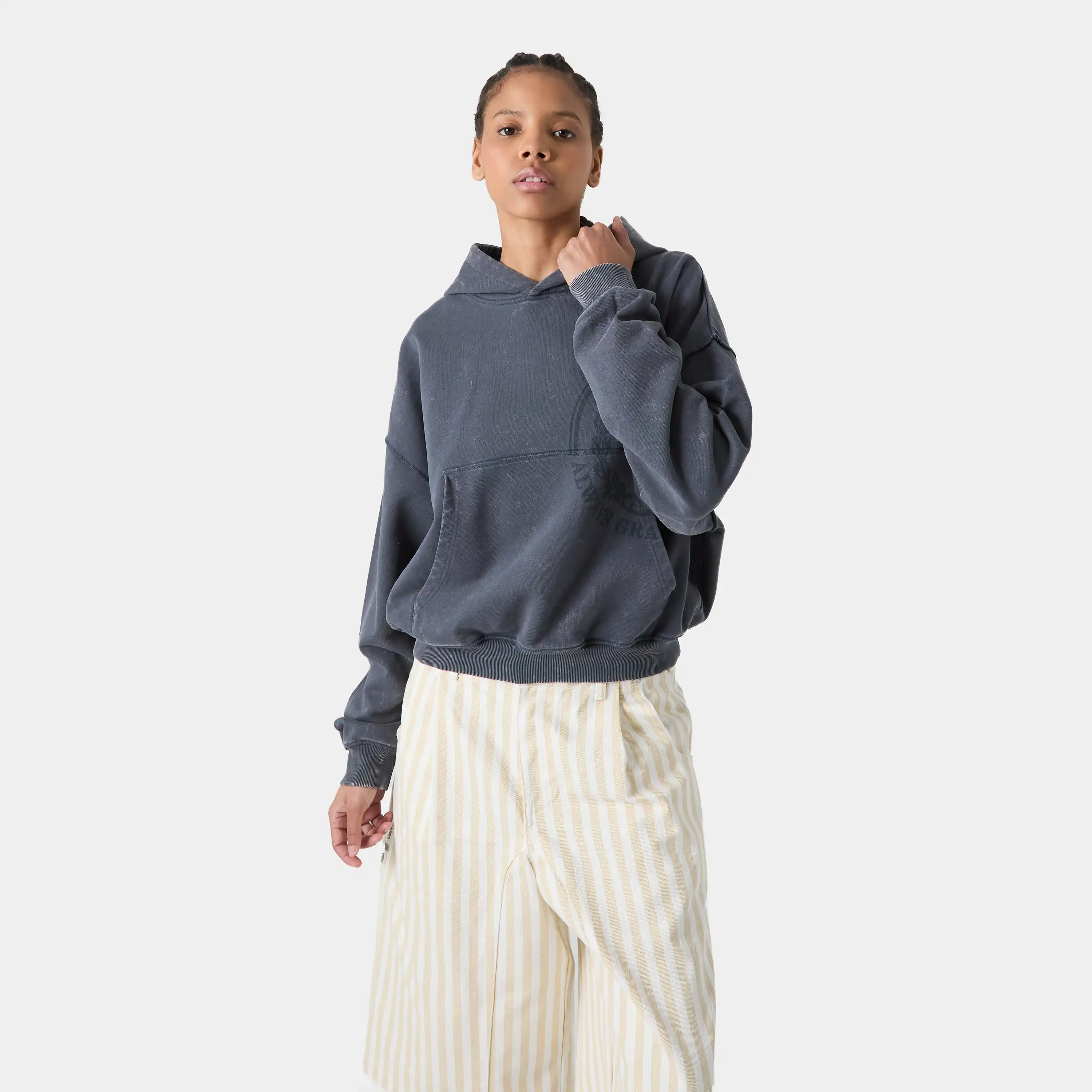 Min Ombre Blued Oversized Hoodie