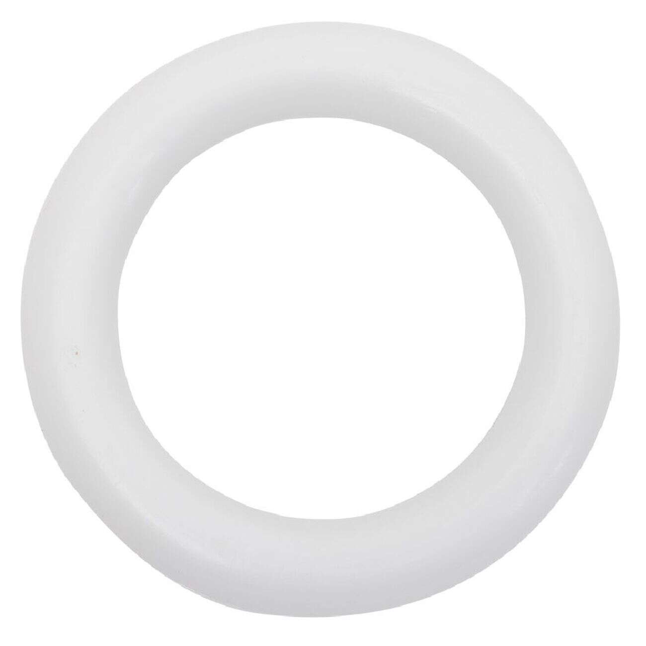 Anneau pour barre de rideau Ø56 mm plastique Blanc x10